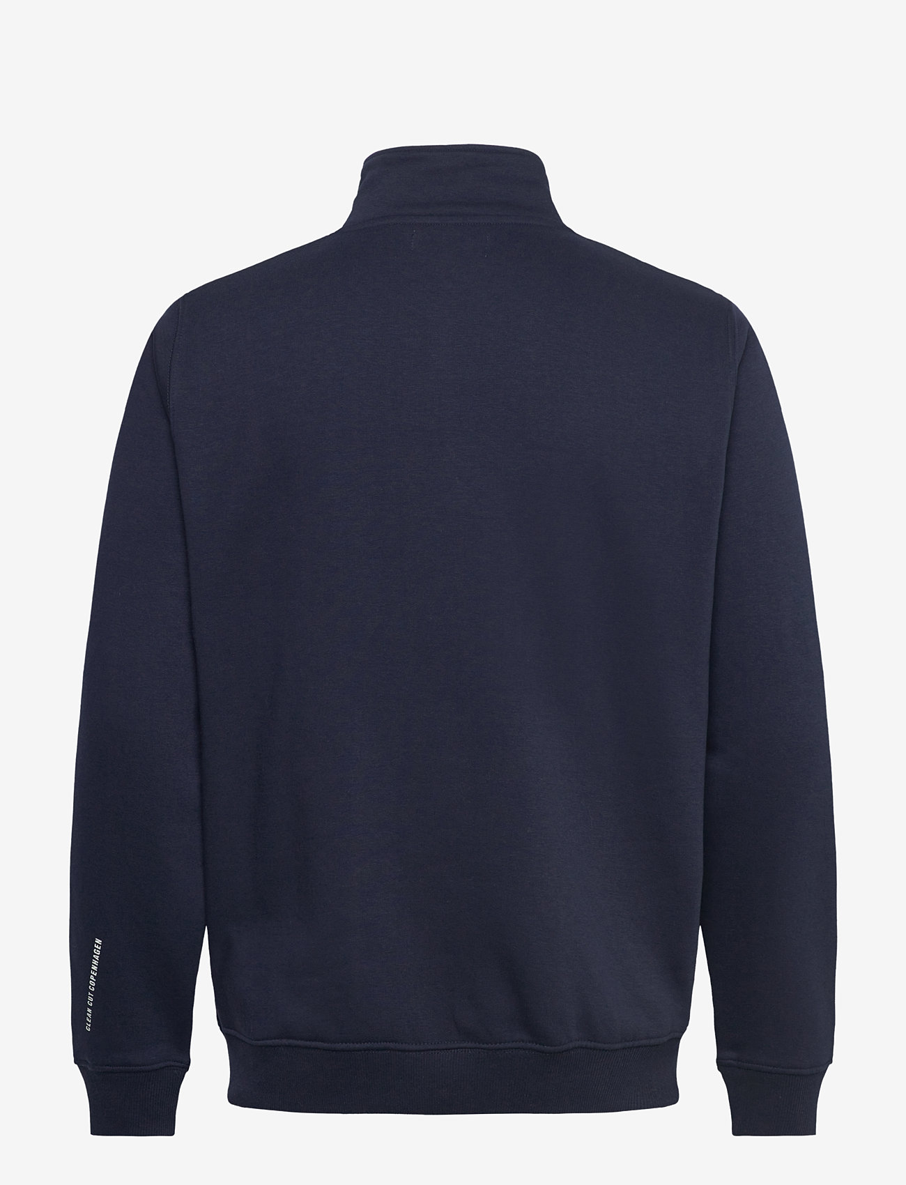 Clean Cut Copenhagen - Patrick half-zip sweatshirt - kolekcijos - navy - 2