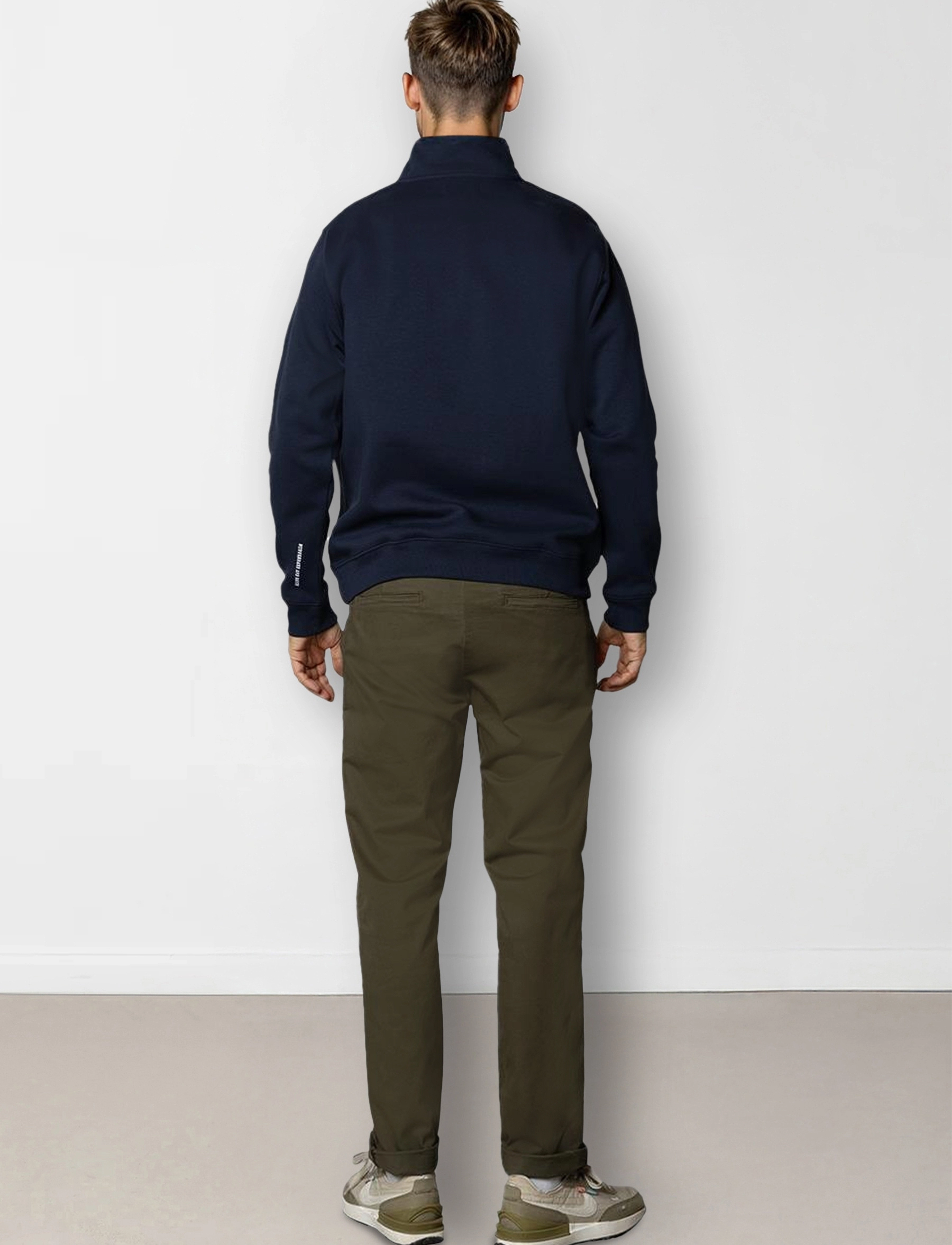 Clean Cut Copenhagen - Patrick half-zip sweatshirt - kollektioner - navy - 5