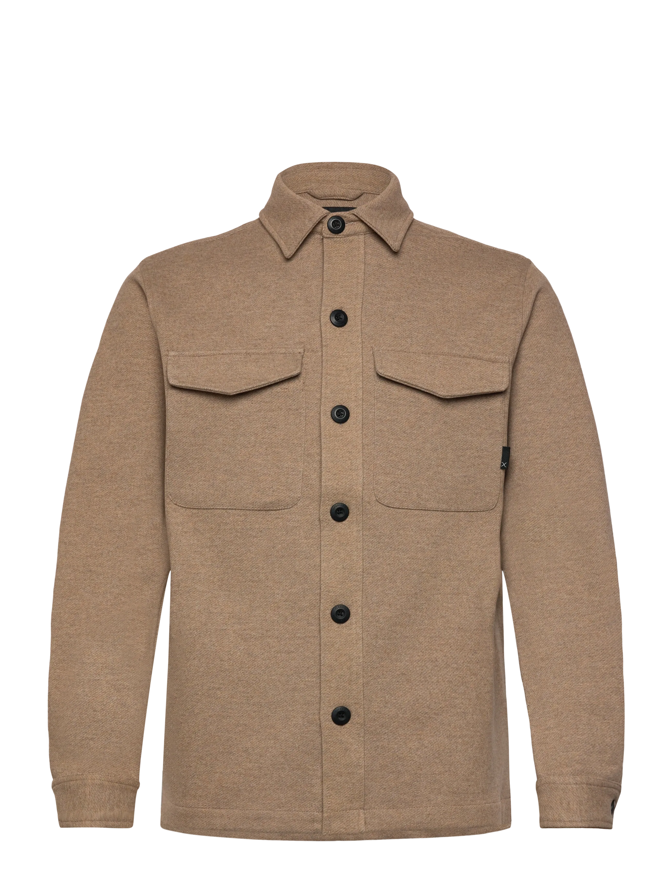 Clean Cut Copenhagen Ayden overshirt - Overshirts - BRINDLE BEIGE MELANGE / beige