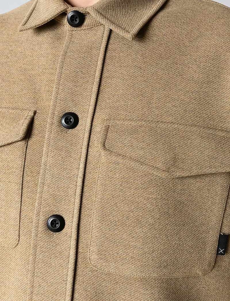 Clean Cut Copenhagen - Ayden overshirt - kolekcje - brindle beige melange - 3