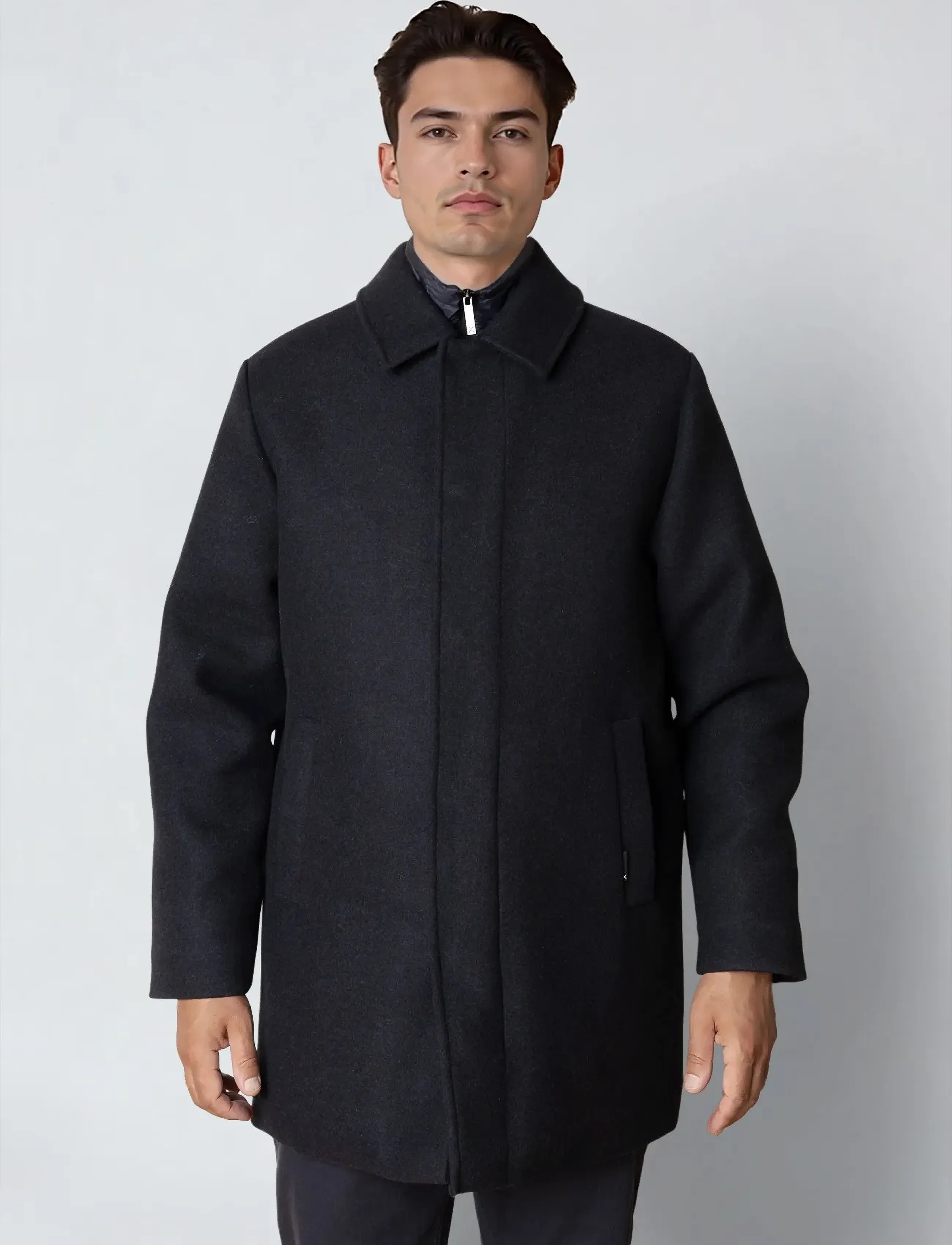 Clean Cut Copenhagen Hasting wool coat - Frakker - DARK NAVY / navy
