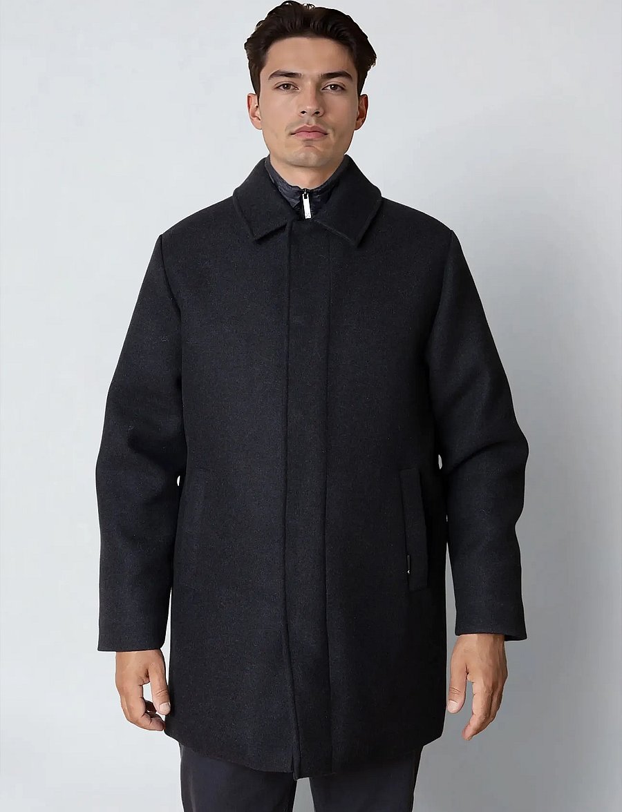 Clean Cut Copenhagen - Hasting wool coat - wollmäntel - dark navy - 0