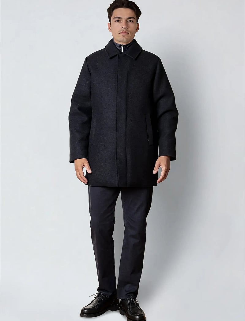 Clean Cut Copenhagen - Hasting wool coat - wool coats - dark navy - 3