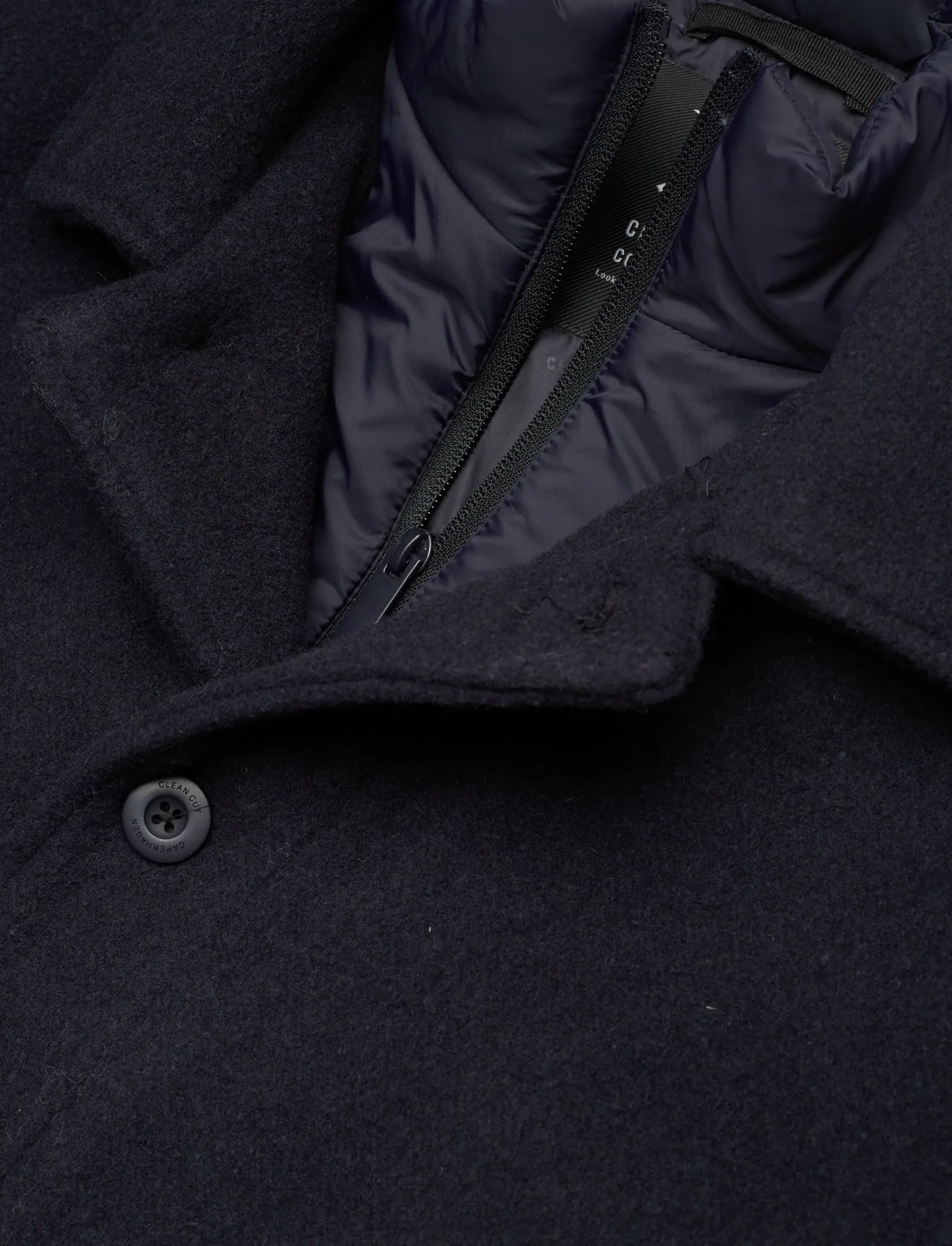 Clean Cut Copenhagen - Hasting wool coat - ullrockar - dark navy - 5