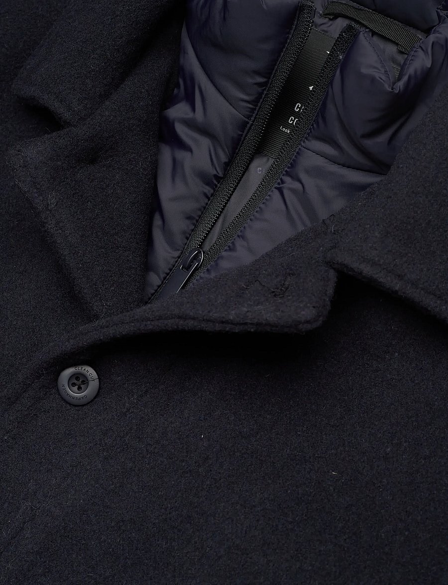 Clean Cut Copenhagen - Hasting wool coat - wollmäntel - dark navy - 5