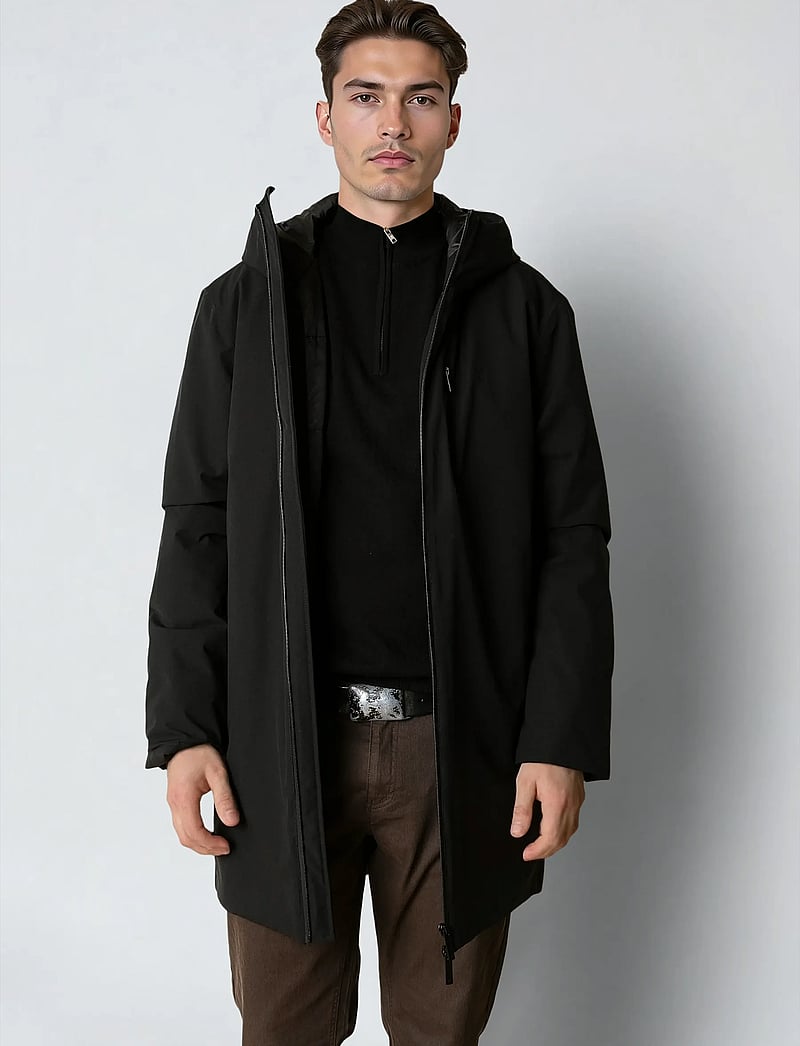 Clean Cut Copenhagen - Mathias coat - vinterjakker - black - 0