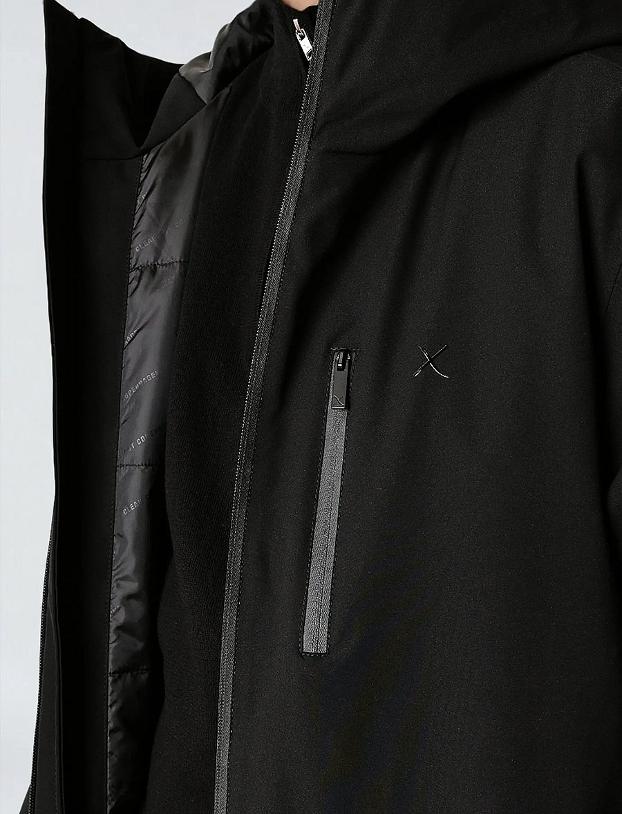 Clean Cut Copenhagen - Mathias coat - parkas - black - 3