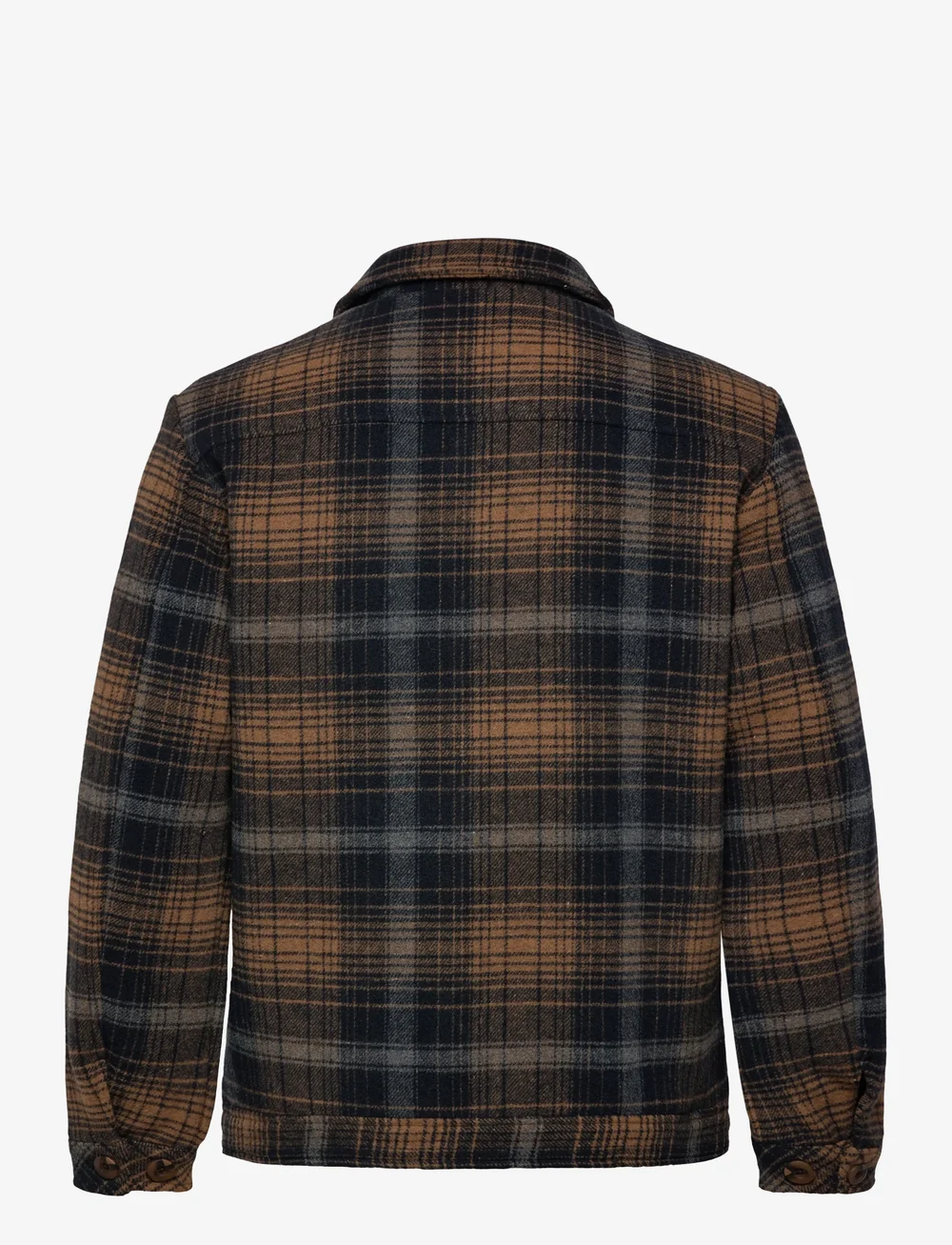 Clean Cut Copenhagen - Luke check wool jacket - vinterjakker - dark navy - 2