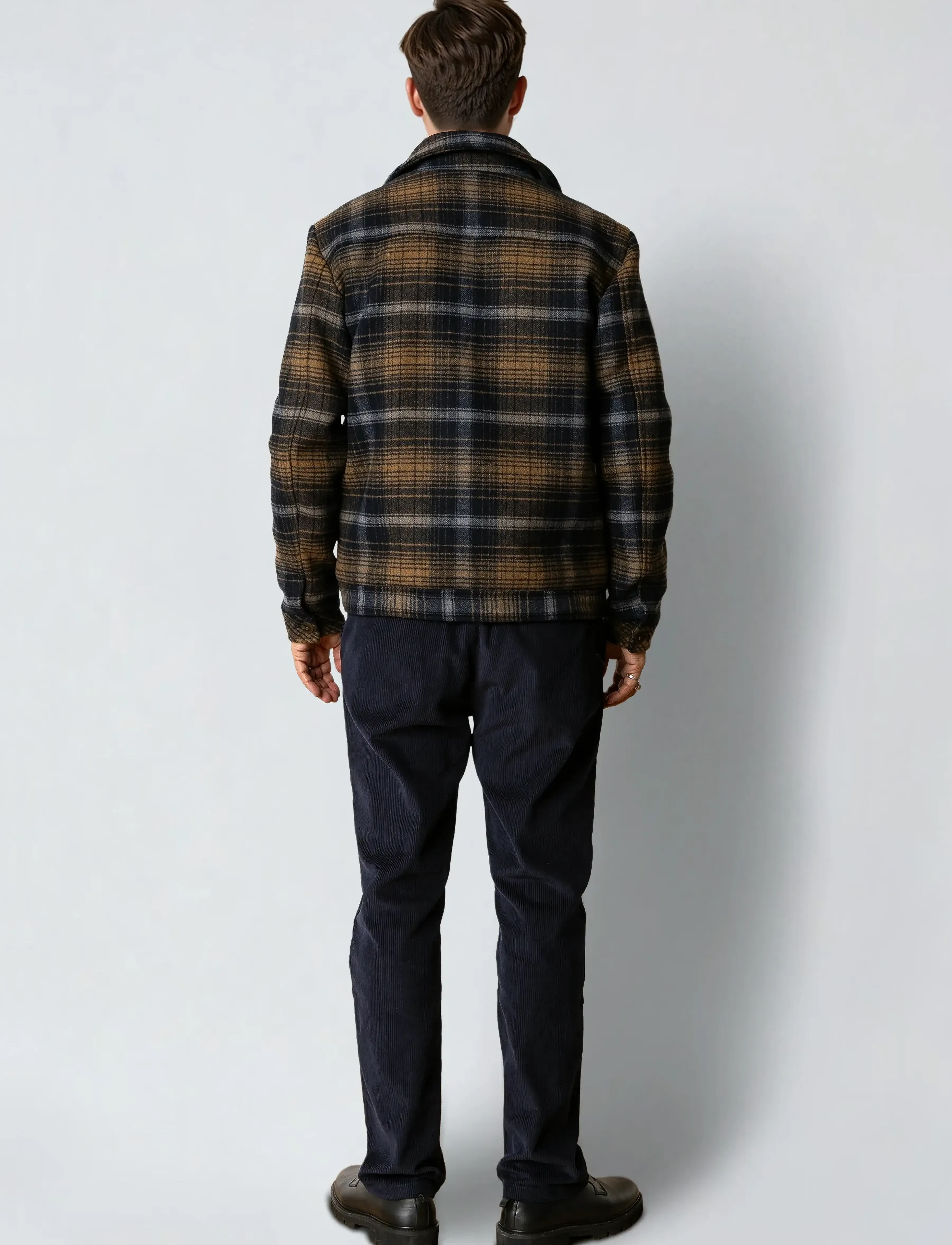 Luke Check Wool Jacket 5