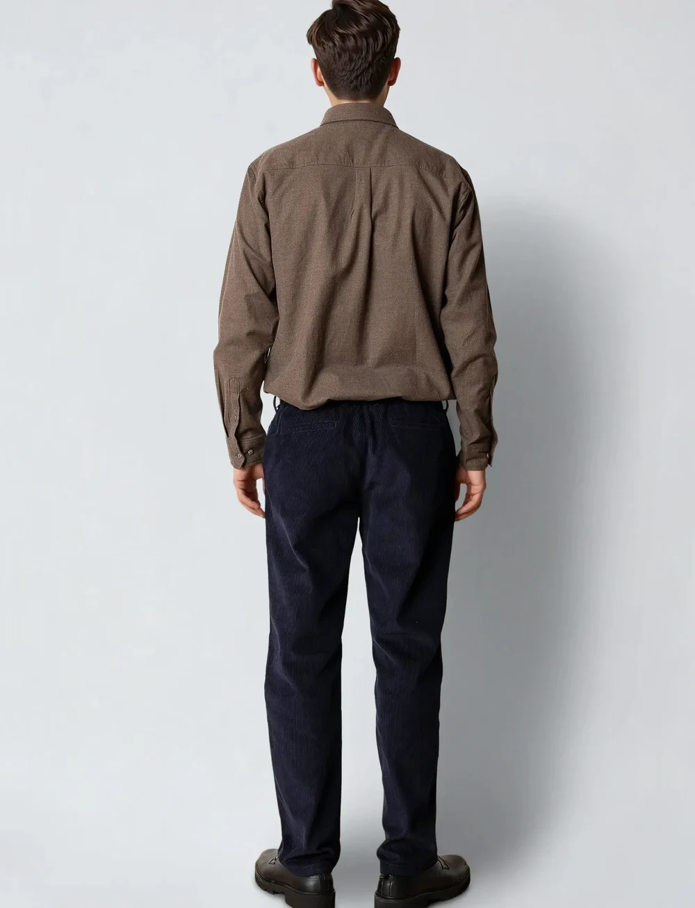 Clean Cut Copenhagen - Russel flannel shirt - flannel-skjorter - brown melangÈ - 5