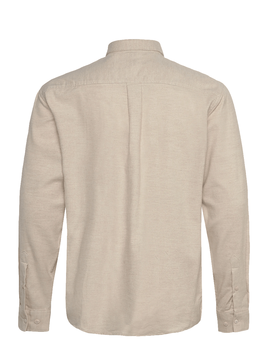 Clean Cut Copenhagen - Russel flannel shirt - flanellen overhemden - ecru melange - 2