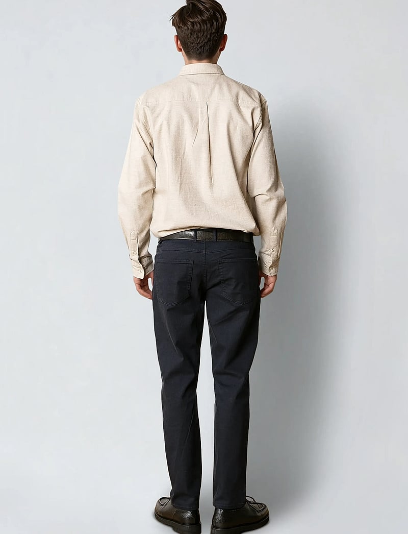 Clean Cut Copenhagen - Russel flannel shirt - flanellskjortor - ecru melange - 5