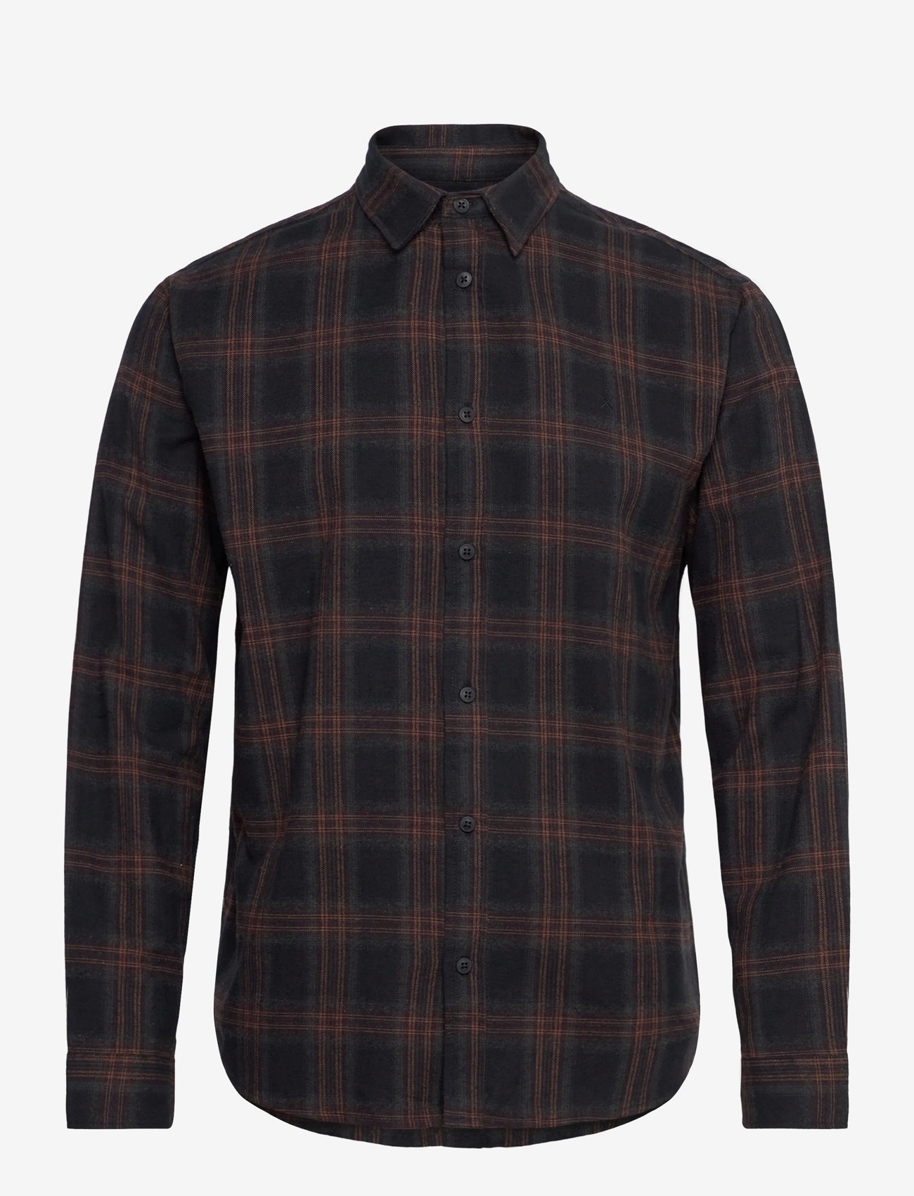 Clean Cut Copenhagen - Dylan checked flannel shirt - flanell-hemden - dark navy - 1