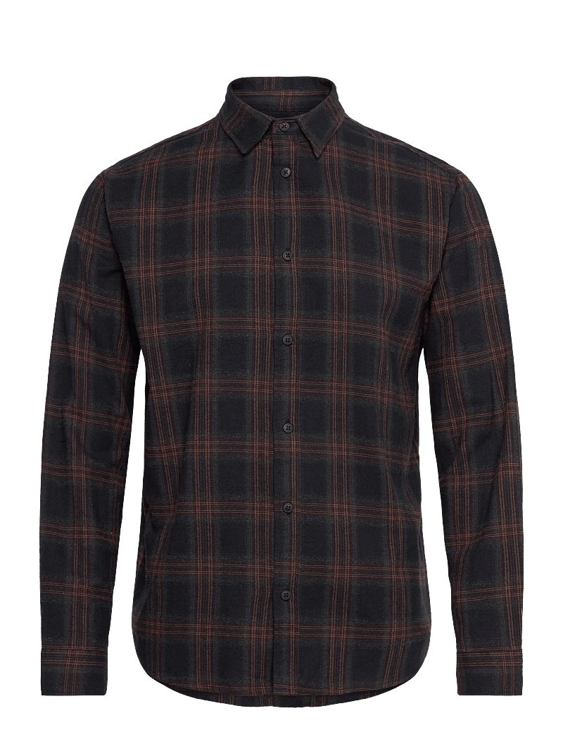 Clean Cut Copenhagen - Dylan checked flannel shirt - flanell-hemden - dark navy - 1