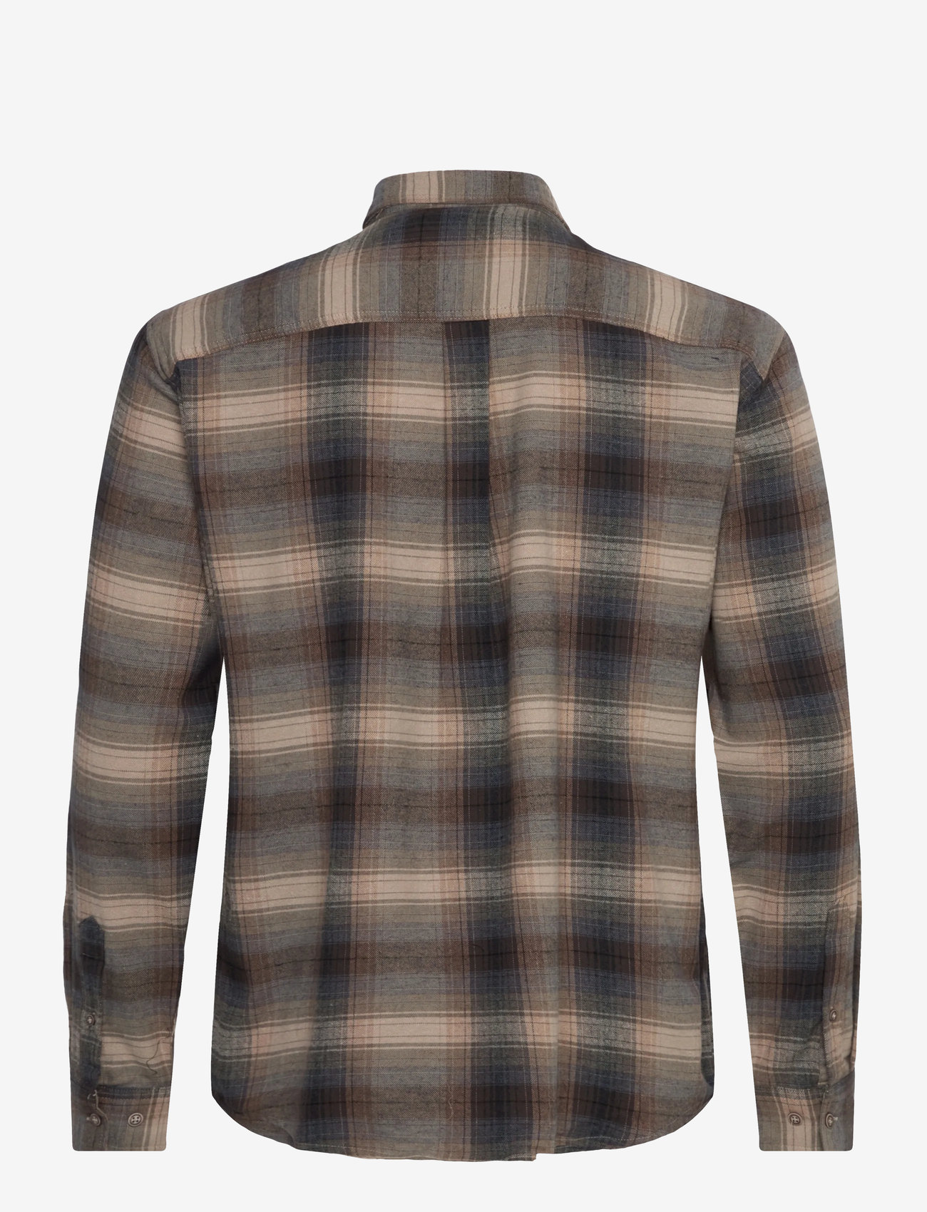 Clean Cut Copenhagen - Dylan checked flannel shirt - flanellskjortor - ecru/navy - 2