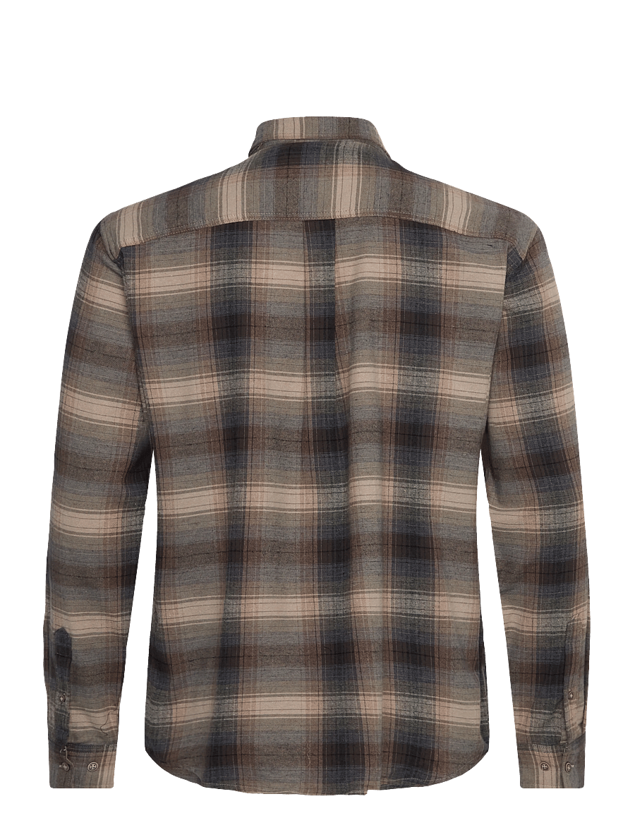 Clean Cut Copenhagen - Dylan checked flannel shirt - flanellskjorter - ecru/navy - 2