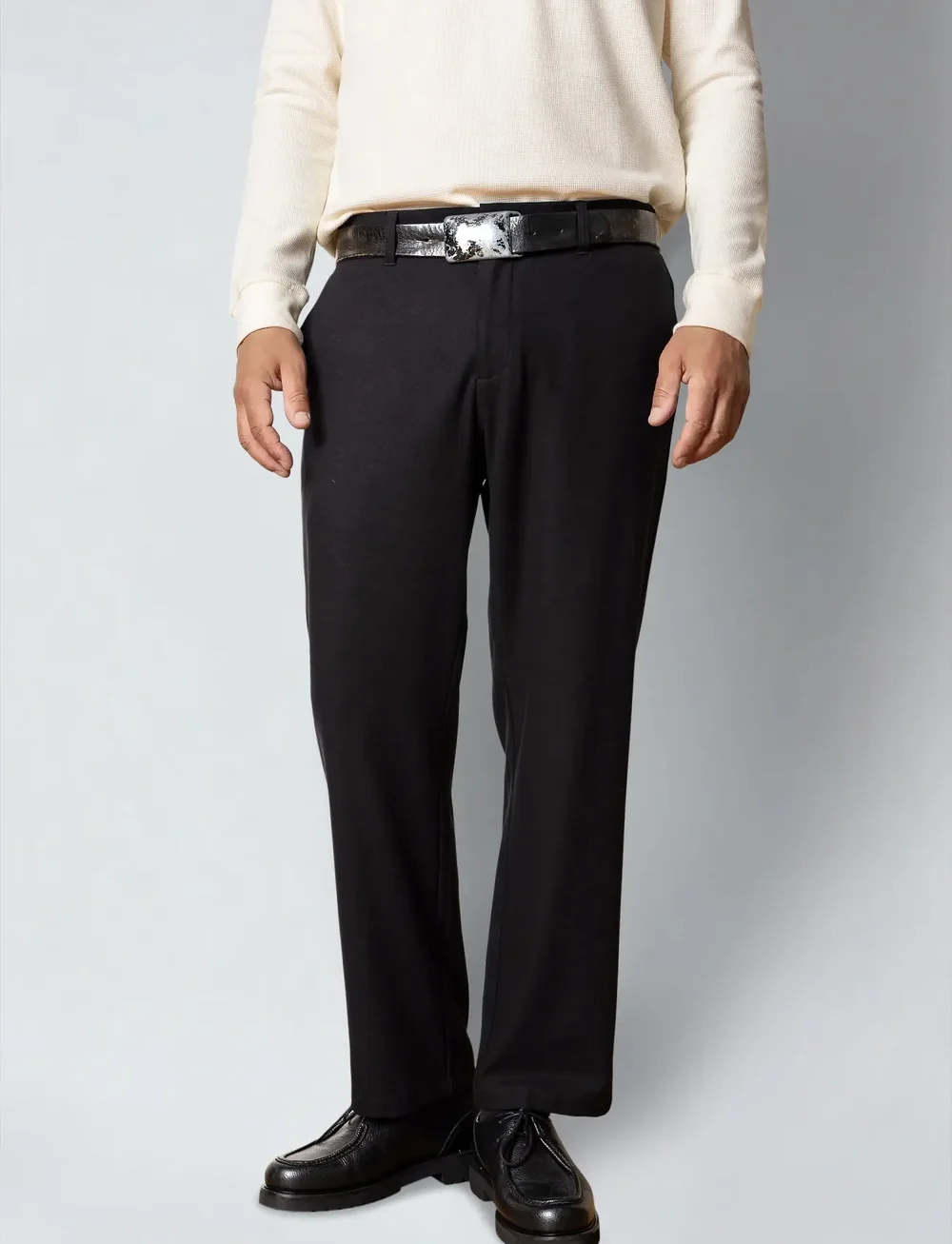 Clean Cut Copenhagen - Barcelona diego pants - linnebyxor - black - 0