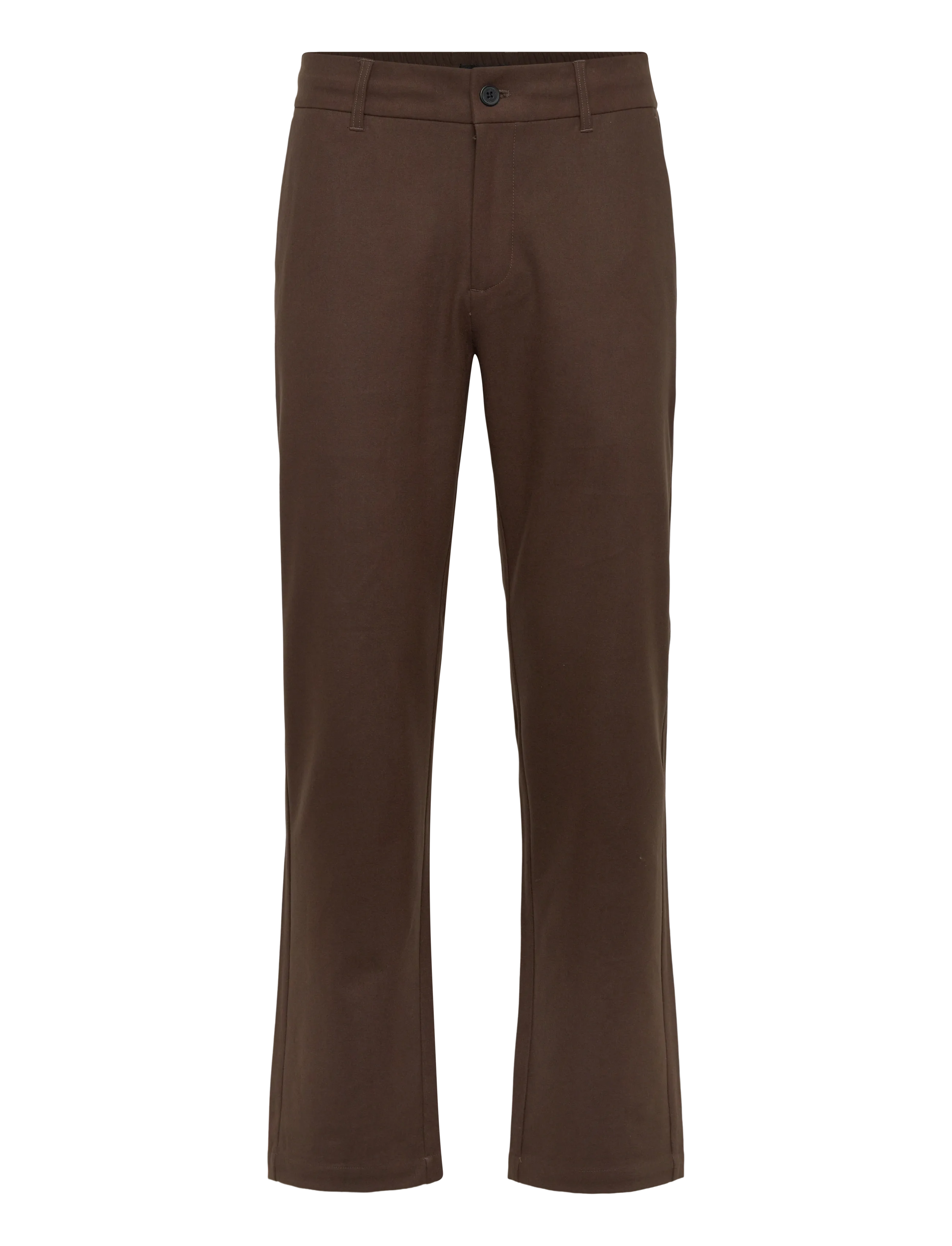 Clean Cut Copenhagen Barcelona diego pants - Linnebyxor - BROWN MELANGÈ / brown