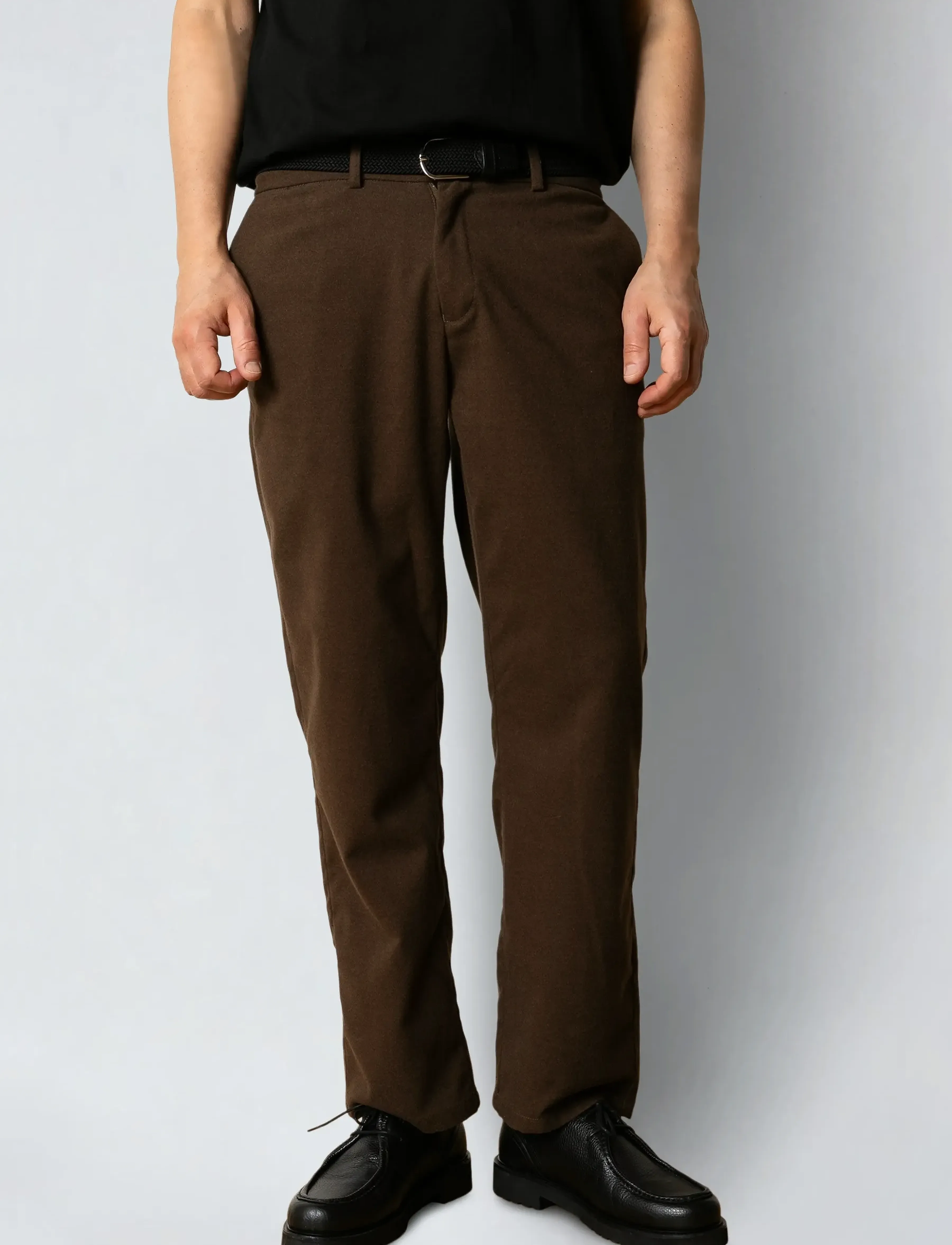Clean Cut Copenhagen Barcelona Diego Pants, 33 x 32, Brown, Bukser > Afslappet, Herre