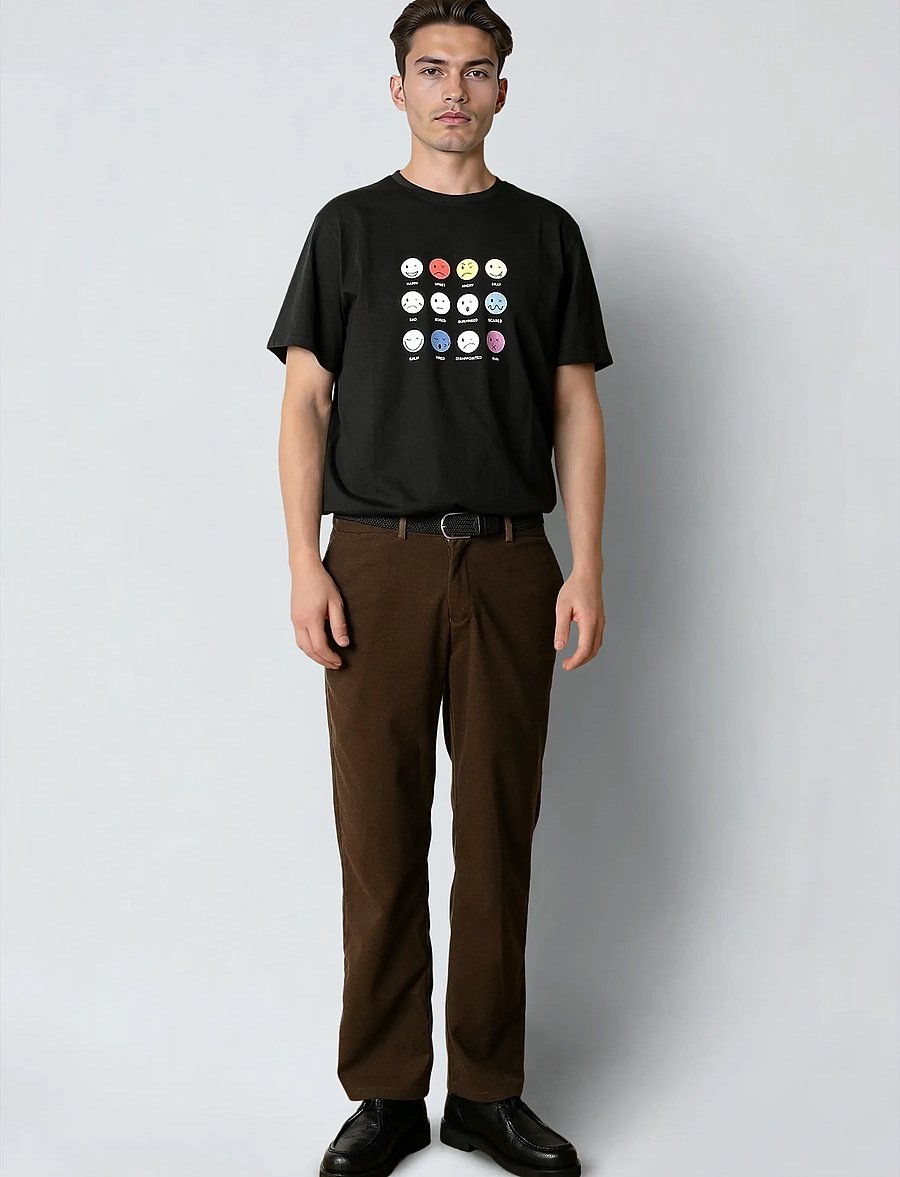 Clean Cut Copenhagen - Barcelona diego pants - vabaajapüksid - brown melangÈ - 4