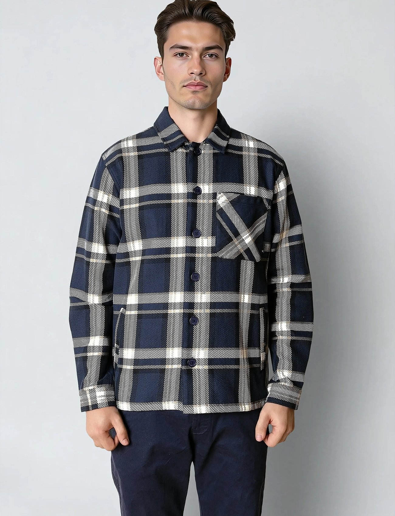 Asher checked overshirt