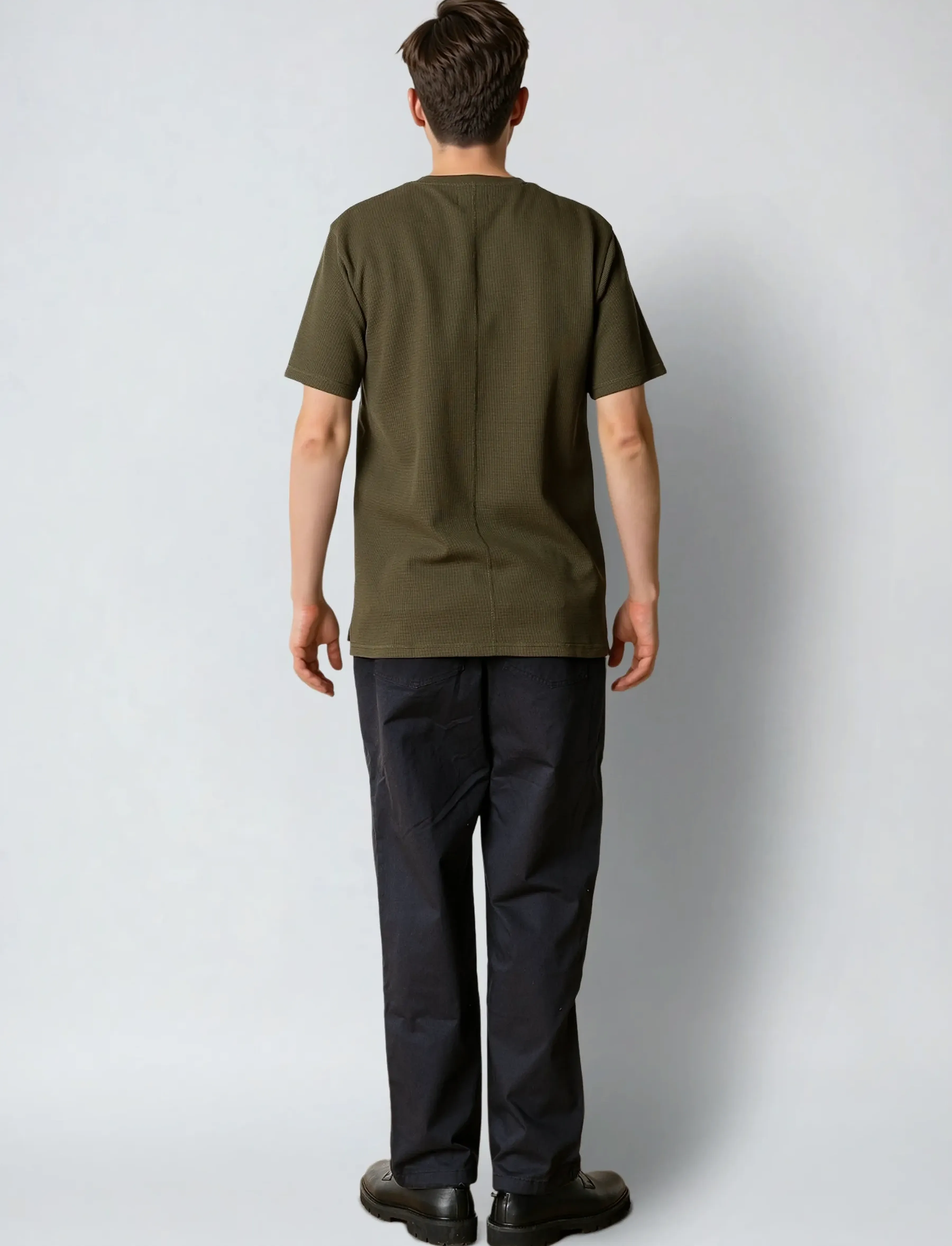 Clean Cut Copenhagen - Enzo t-shirt - kortærmede t-shirts - army - 5