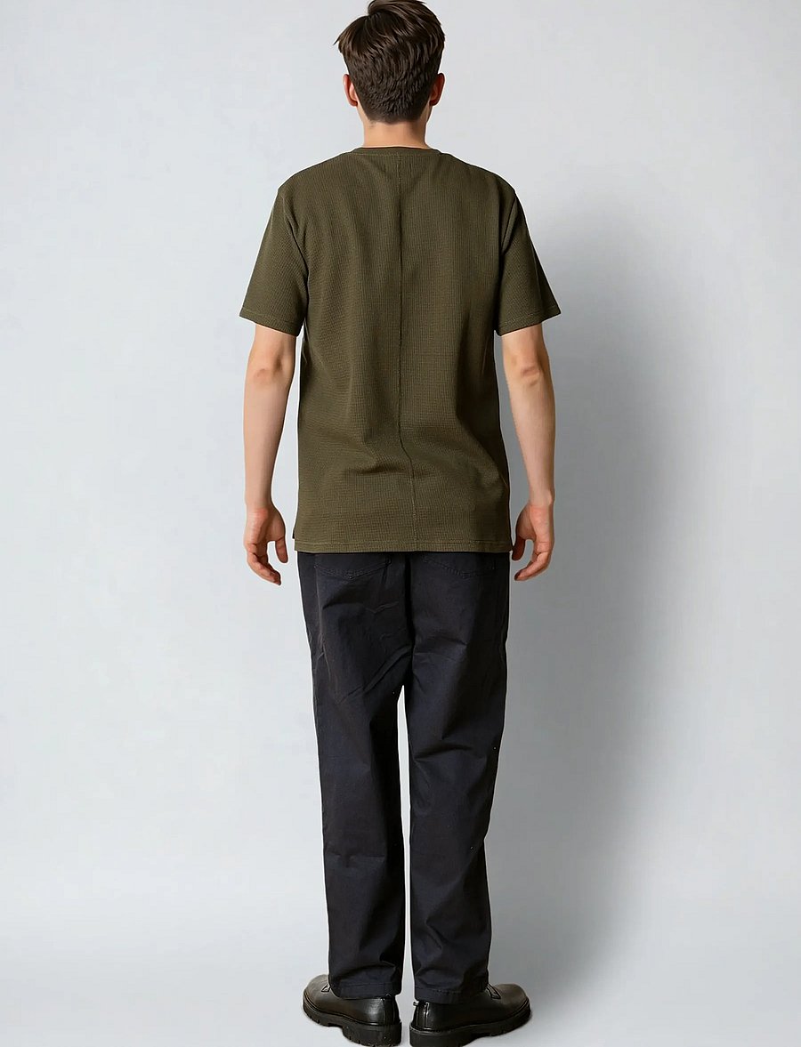 Clean Cut Copenhagen - Enzo t-shirt - kortærmede t-shirts - army - 5