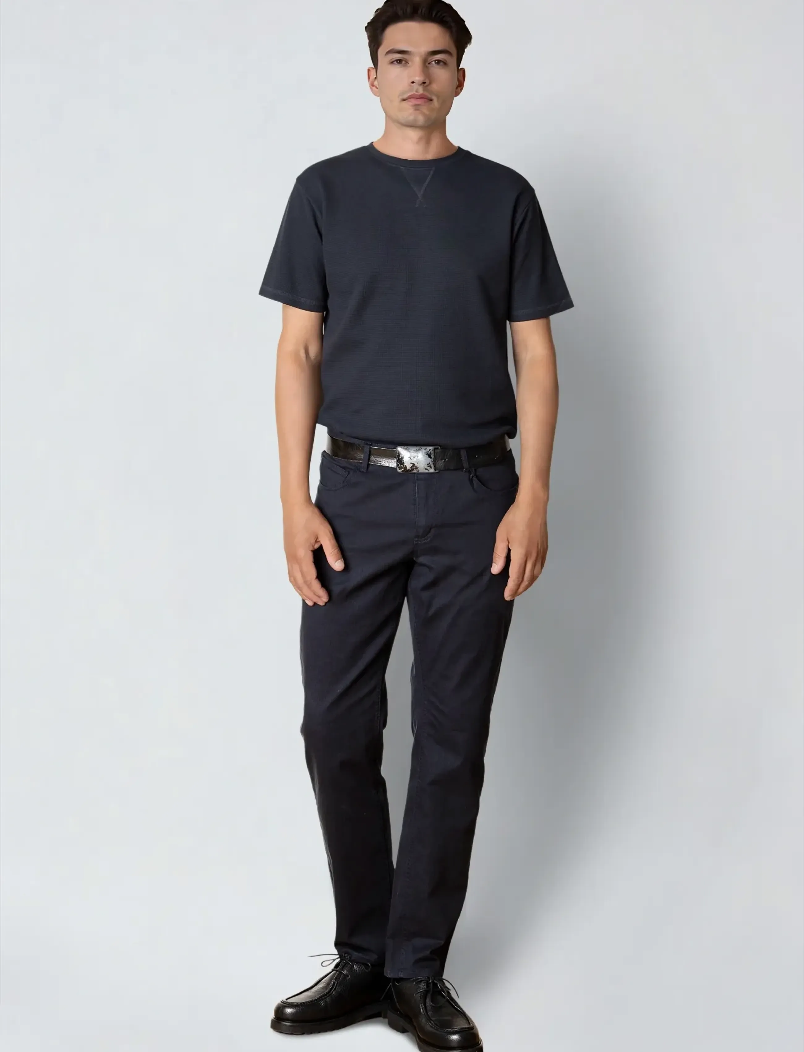 Clean Cut Copenhagen - Enzo t-shirt - kortärmade t-shirts - dark navy - 3