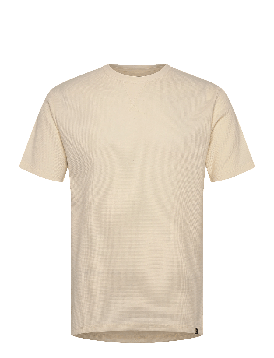 Clean Cut Copenhagen - Enzo t-shirt - kortærmede t-shirts - ecru melange - 1