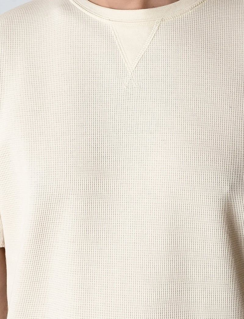 Clean Cut Copenhagen - Enzo t-shirt - kortärmade t-shirts - ecru melange - 3