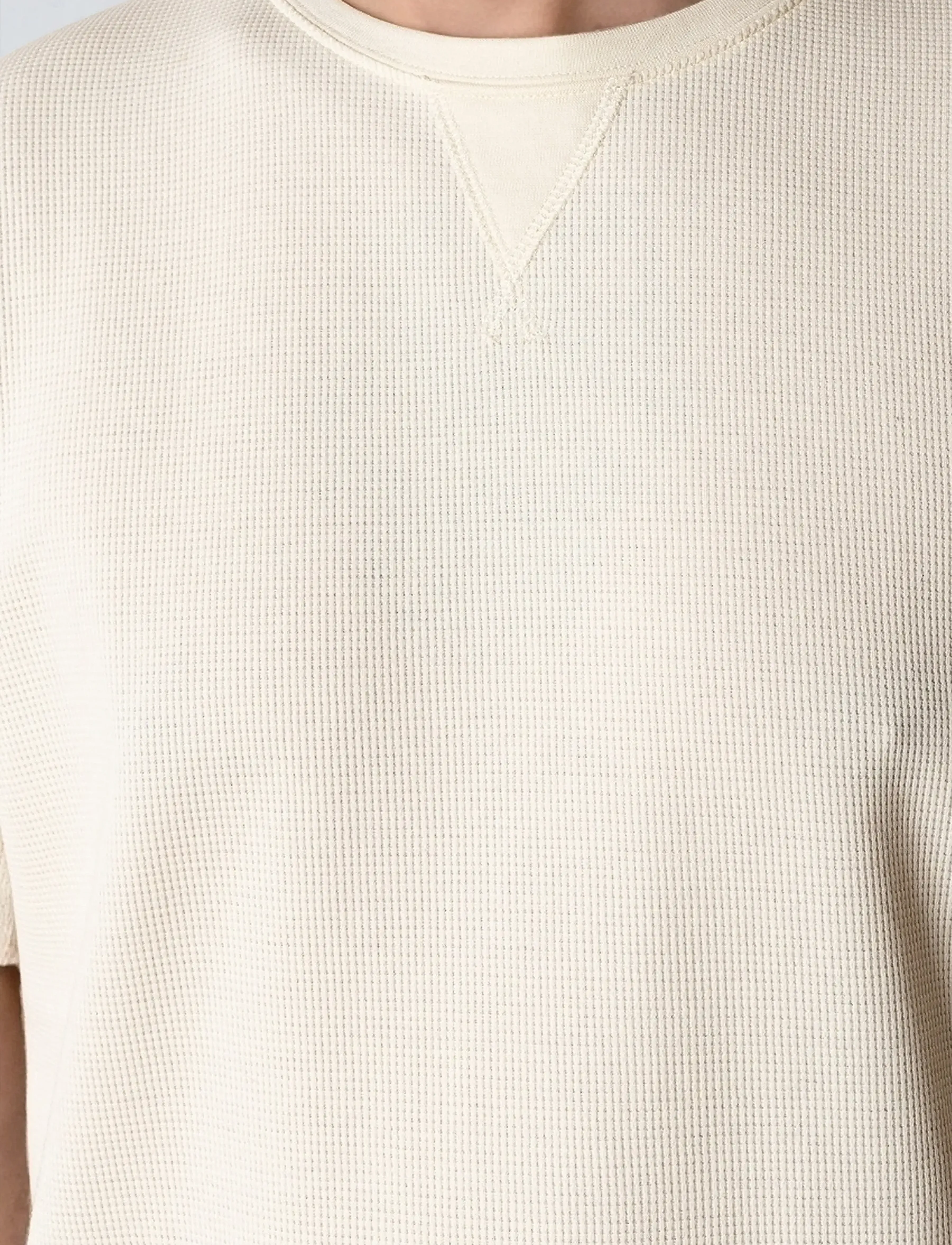Clean Cut Copenhagen - Enzo t-shirt - kortærmede t-shirts - ecru melange - 3