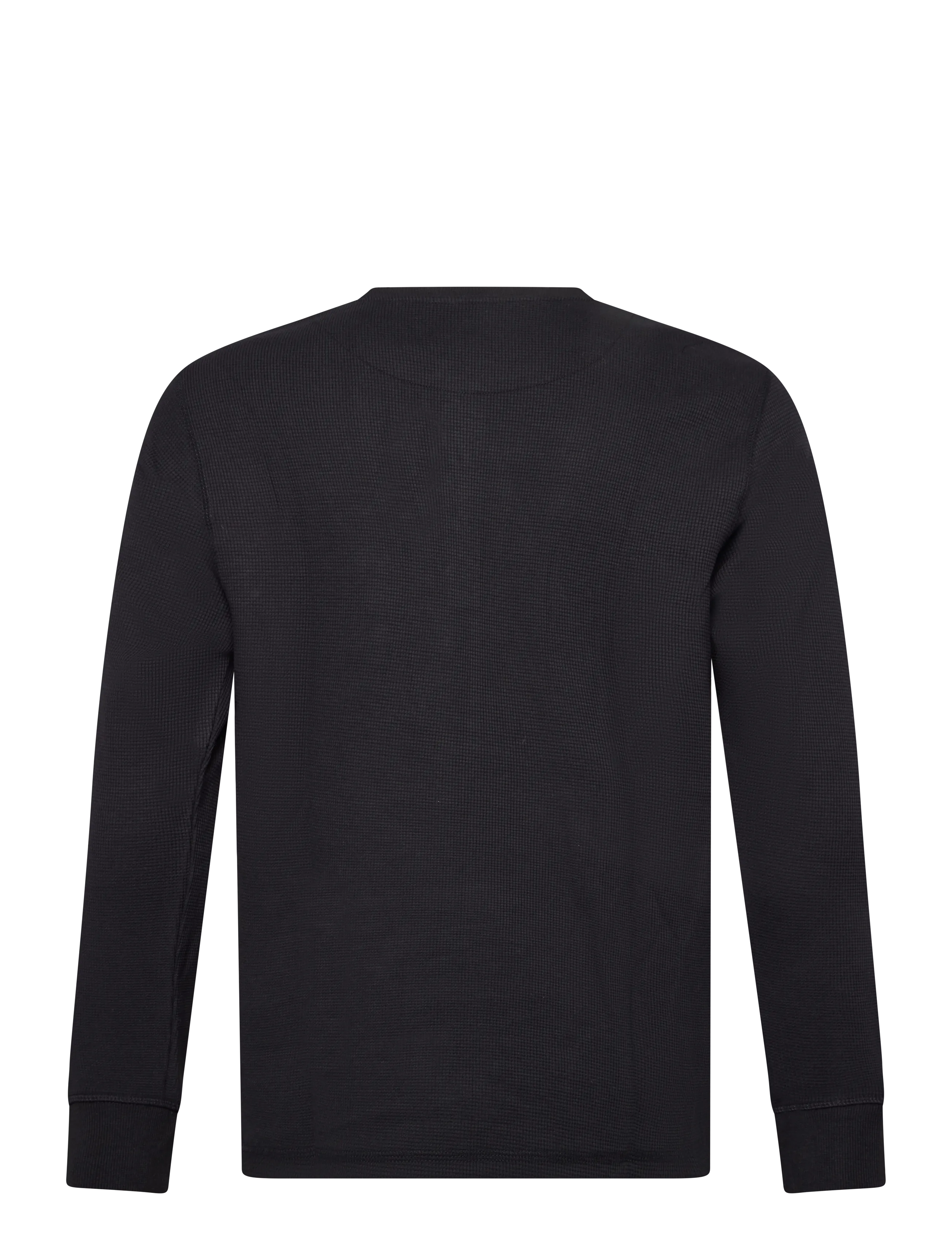 Clean Cut Copenhagen - Cal L/S grandad - langærmede t-shirts - black - 1
