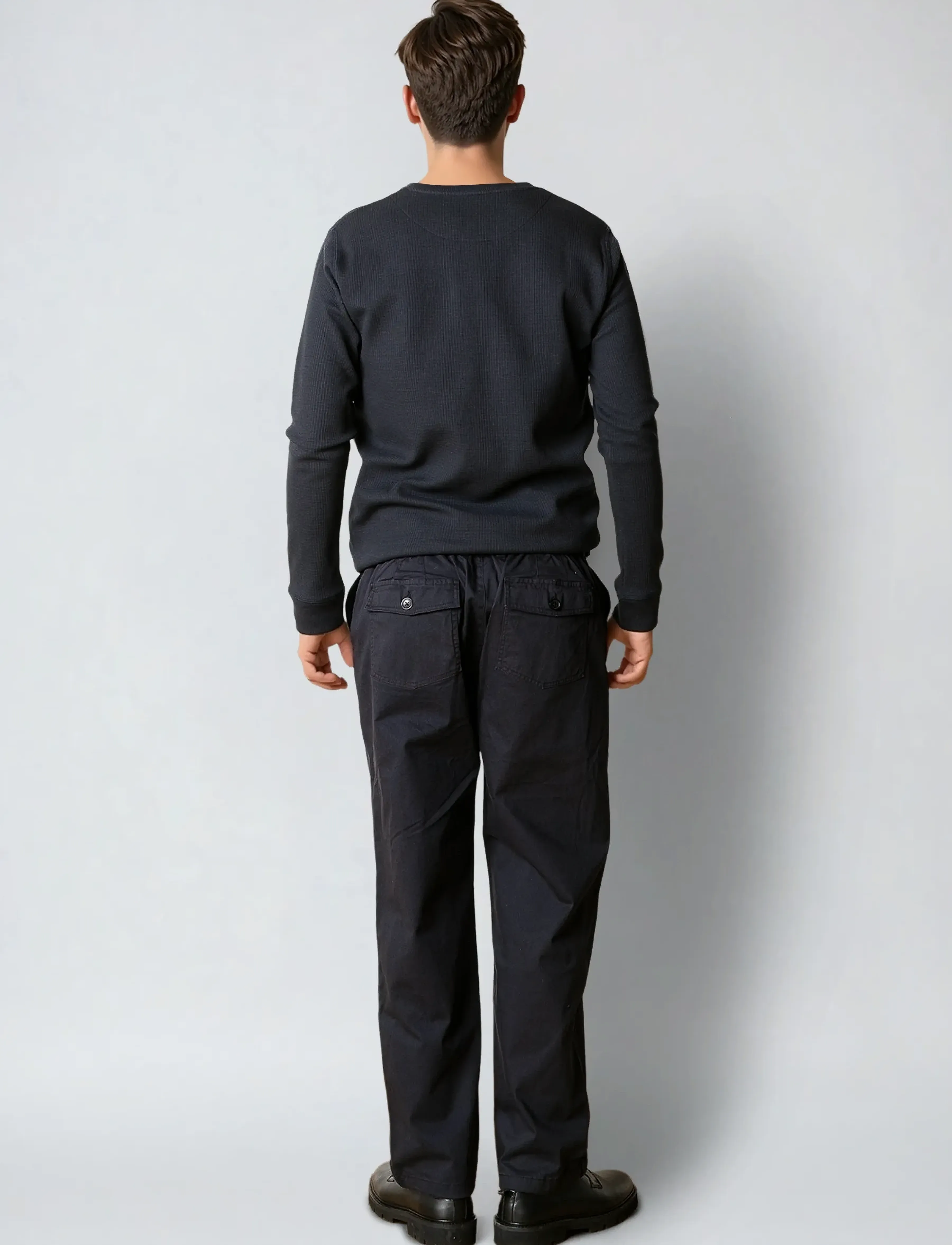 Clean Cut Copenhagen - Cal L/S grandad - dark navy - 5