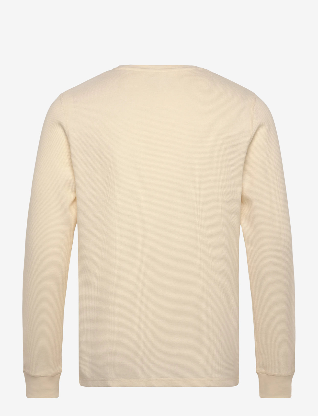 Clean Cut Copenhagen - Cal L/S grandad - långärmade t-shirts - ecru melange - 2