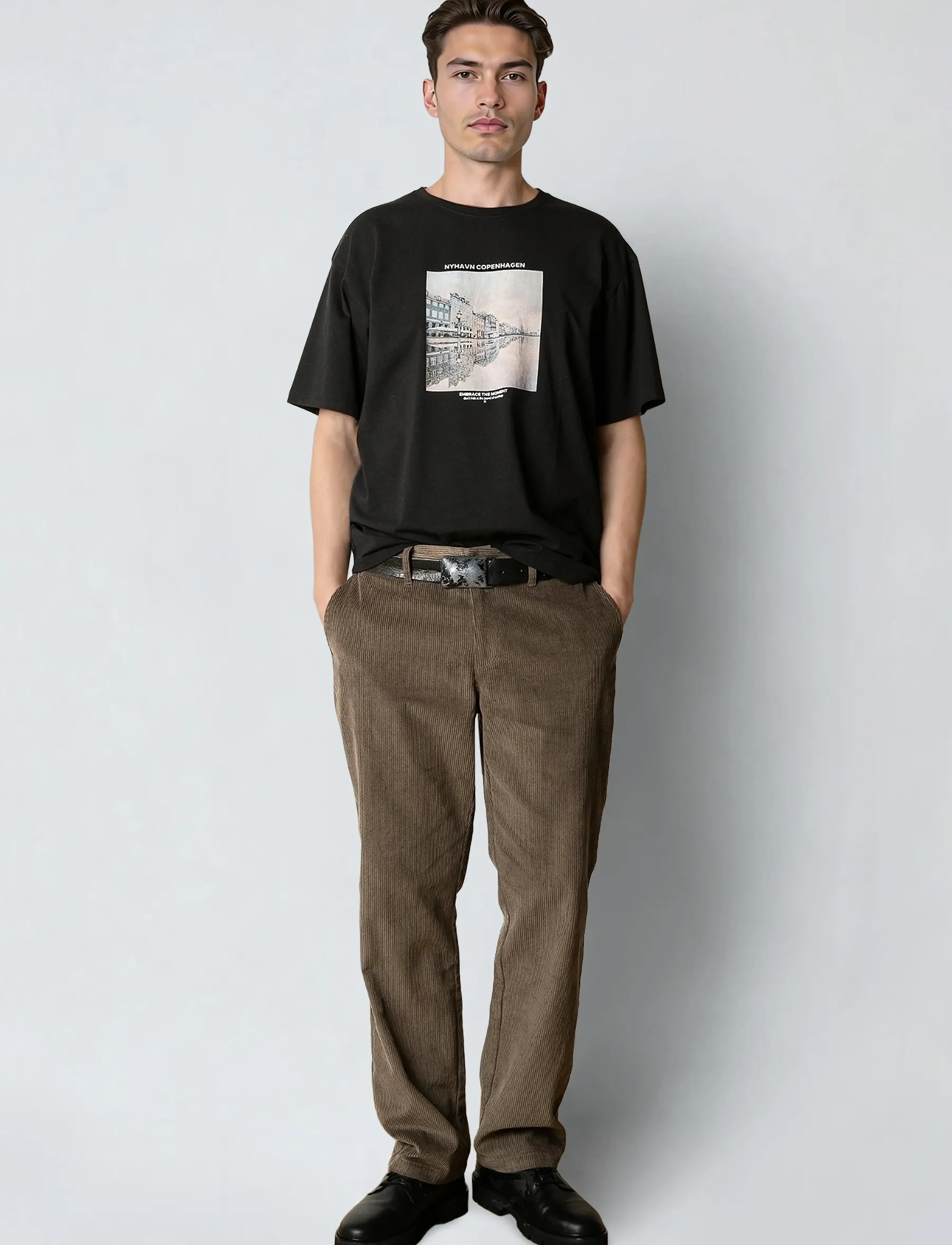 Clean Cut Copenhagen - Rainy Copenhagen organic t-shirt - t-shirts à manches courtes - black - 4