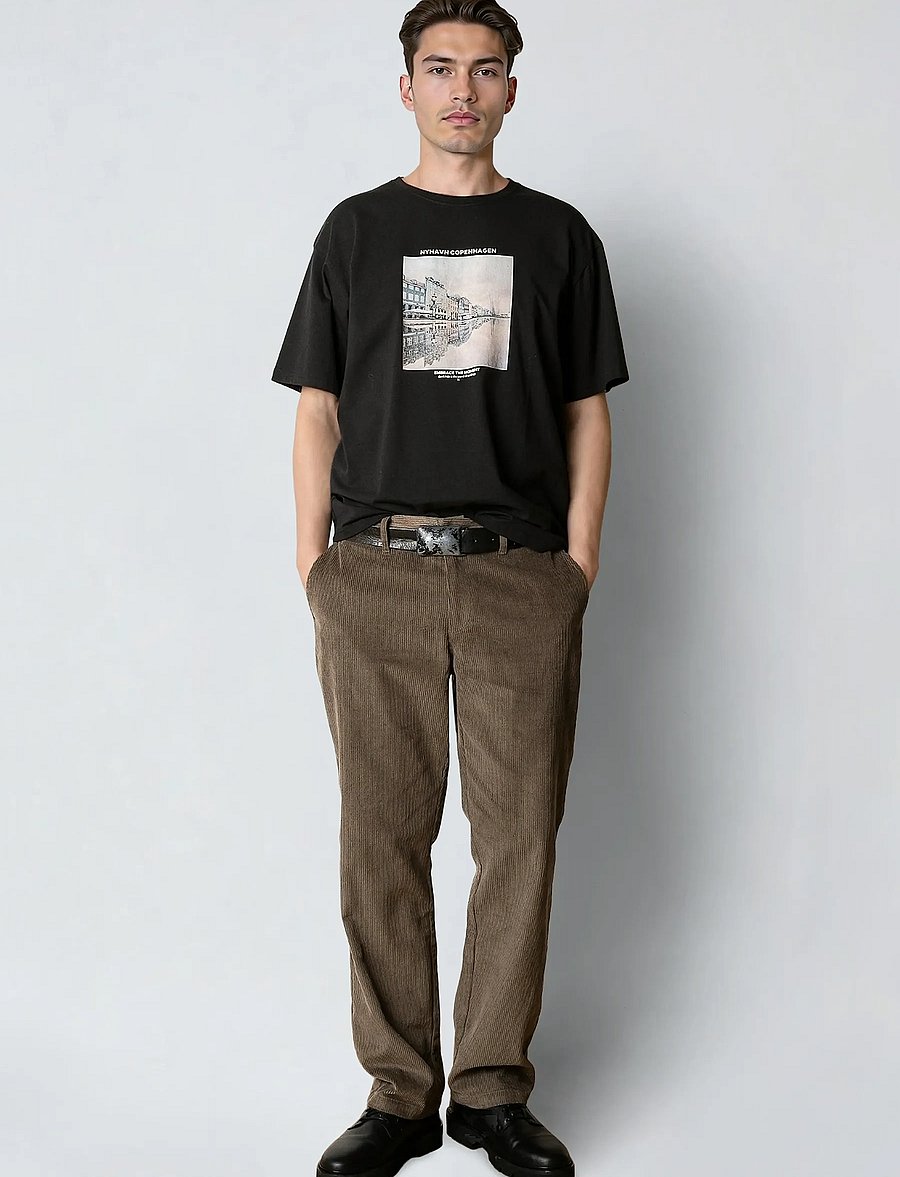 Clean Cut Copenhagen - Rainy Copenhagen organic t-shirt - kurzärmelige t-shirts - black - 4