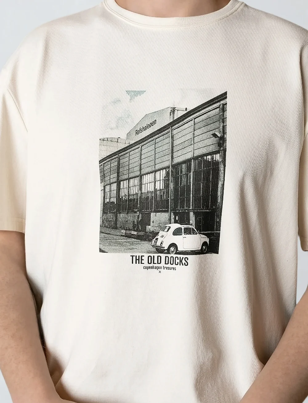 Clean Cut Copenhagen - Old docks organic t-shirt - lühikeste varrukatega t-särgid - ecru - 3