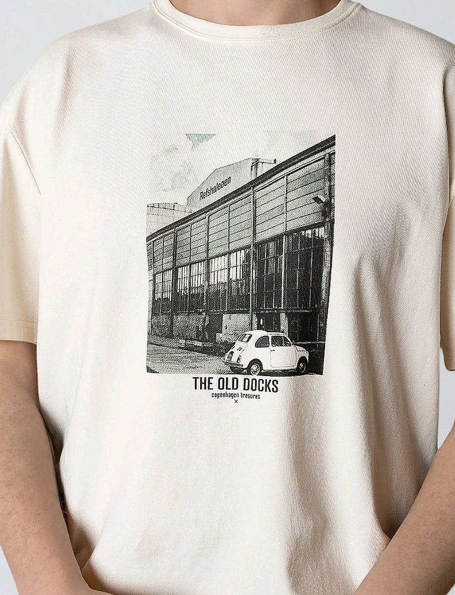 Clean Cut Copenhagen - Old docks organic t-shirt - t-krekli ar īsām piedurknēm - ecru - 3