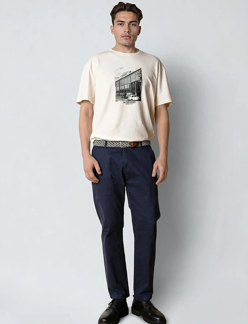 Clean Cut Copenhagen - Old docks organic t-shirt - kortärmade t-shirts - ecru - 4