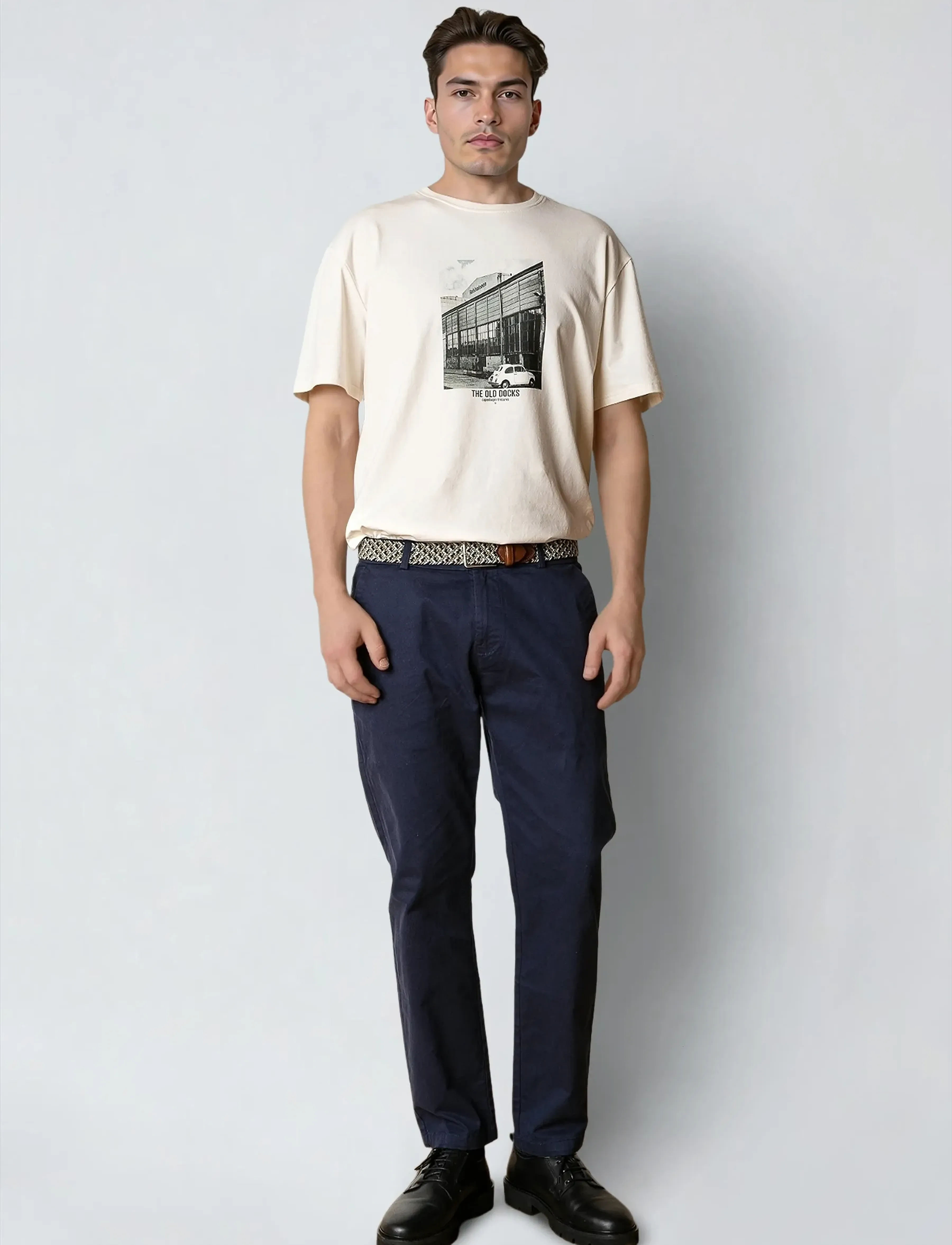 Clean Cut Copenhagen - Old docks organic t-shirt - kurzärmelig - ecru - 4