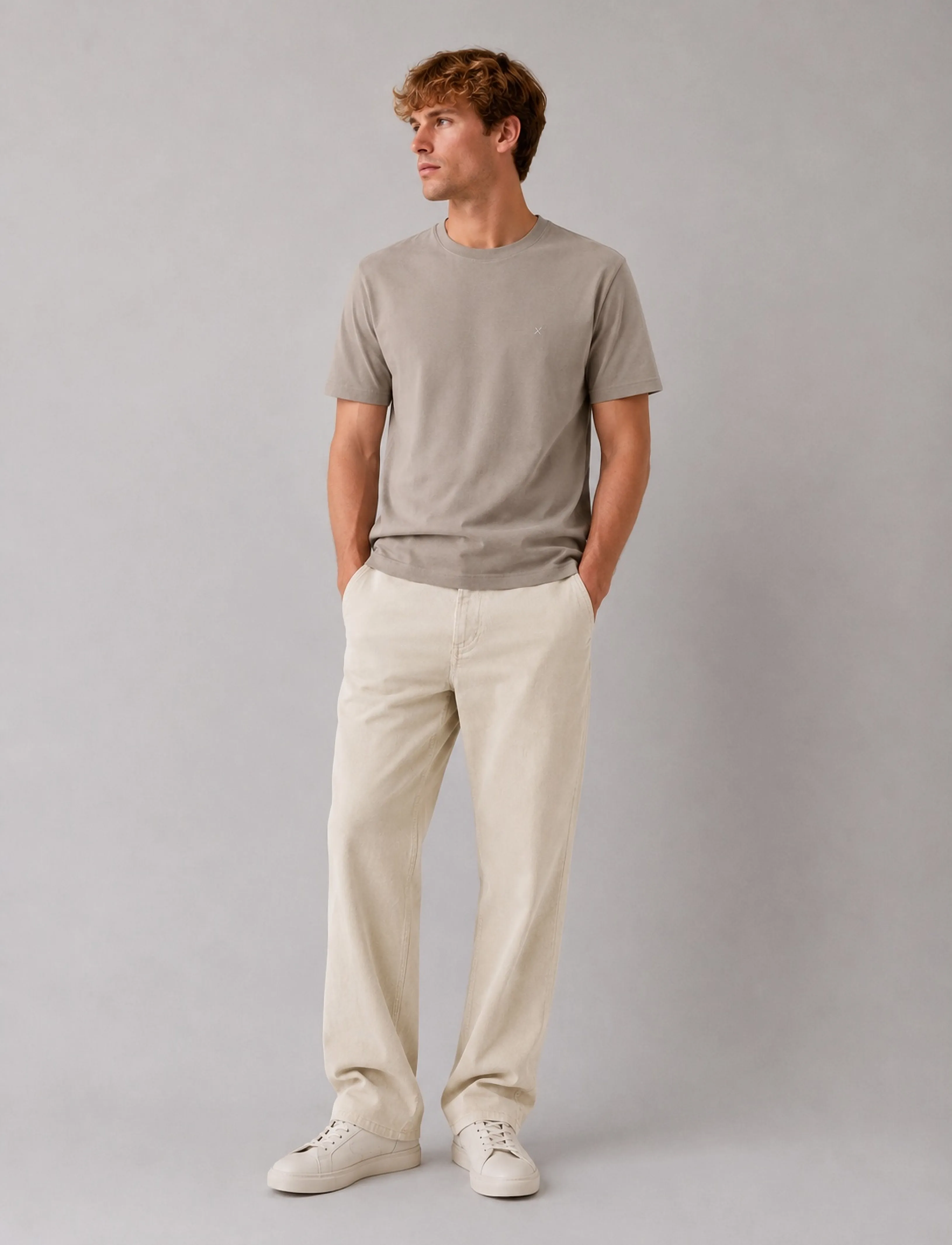 Clean Cut Copenhagen Stable t-shirt - Clean Cut Copenhagen - BRINDLE BEIGE / beige
