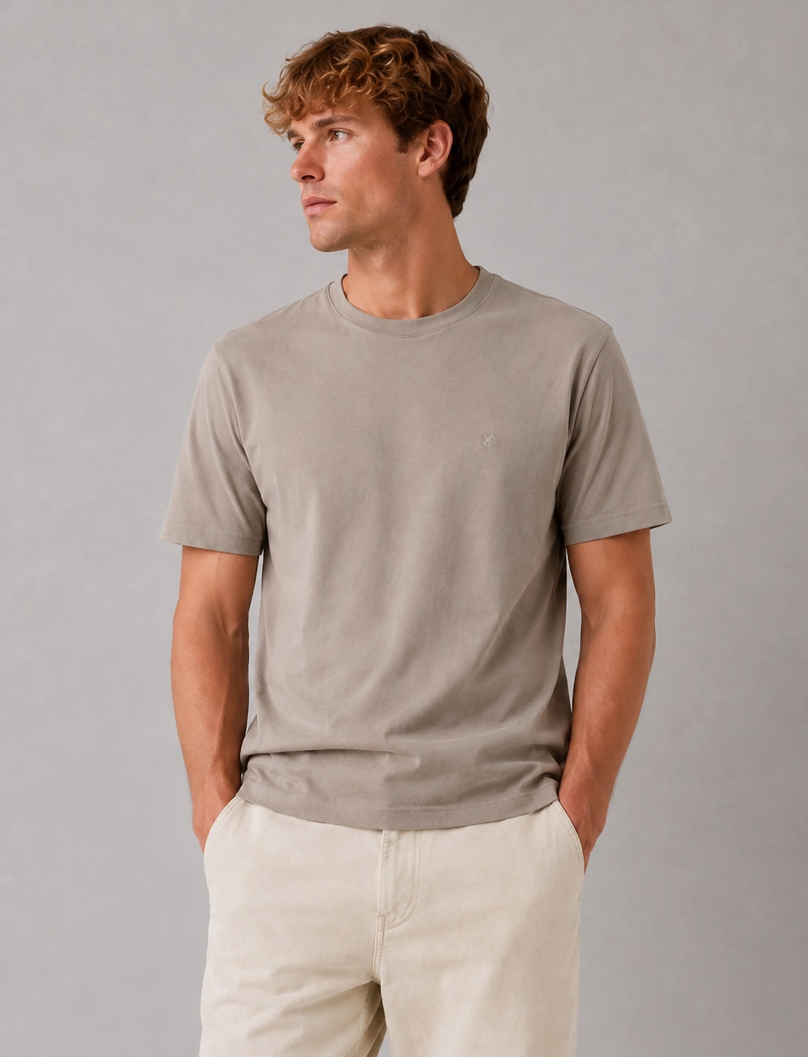 Clean Cut Copenhagen - Stable t-shirt - kurzärmelige t-shirts - brindle beige - 3