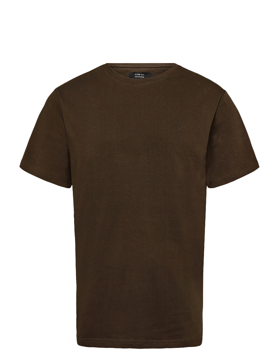 Clean Cut Copenhagen - Stable t-shirt - short-sleeved t-shirts - dark brown - 1