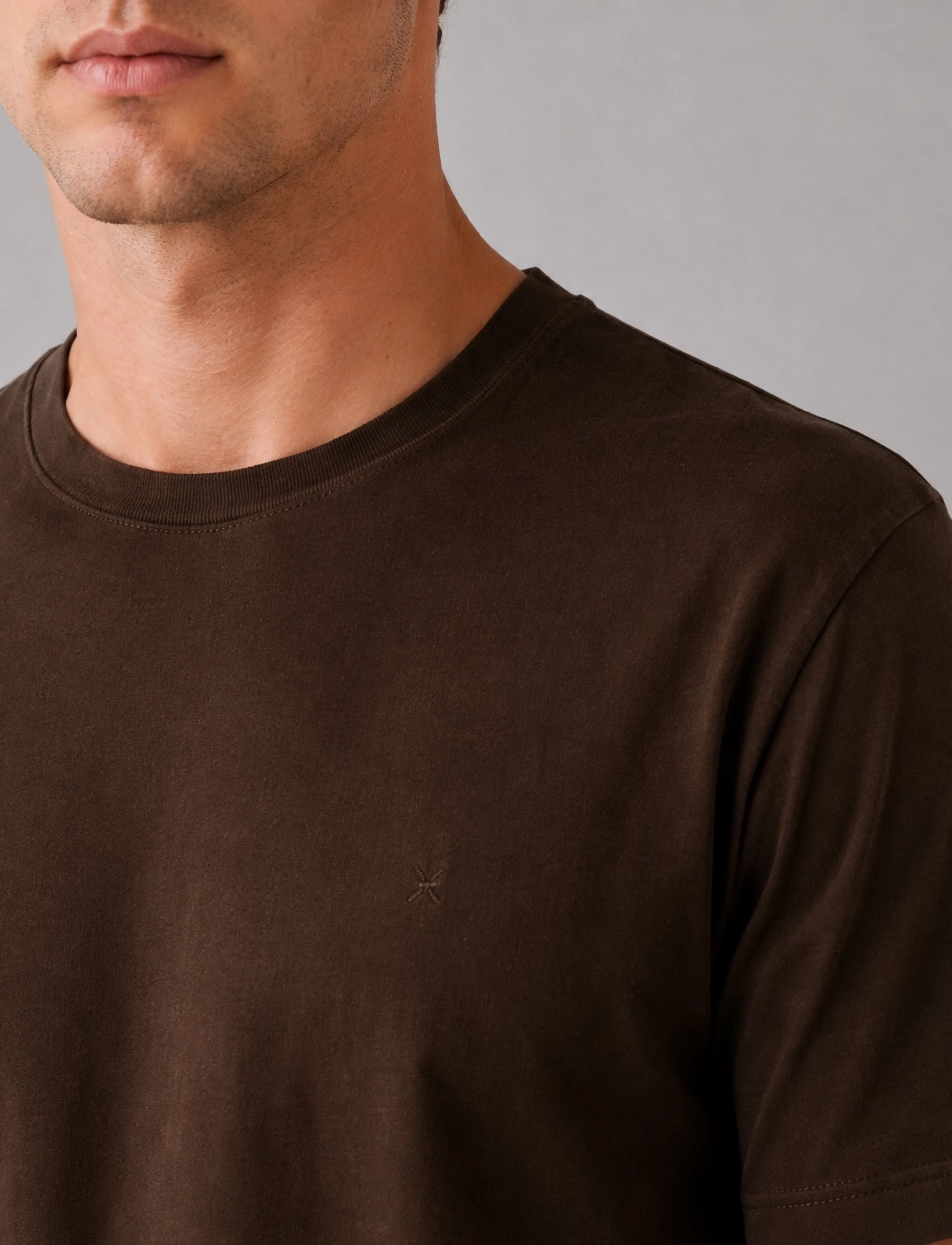 Clean Cut Copenhagen - Stable t-shirt - kurzärmelige t-shirts - dark brown - 5