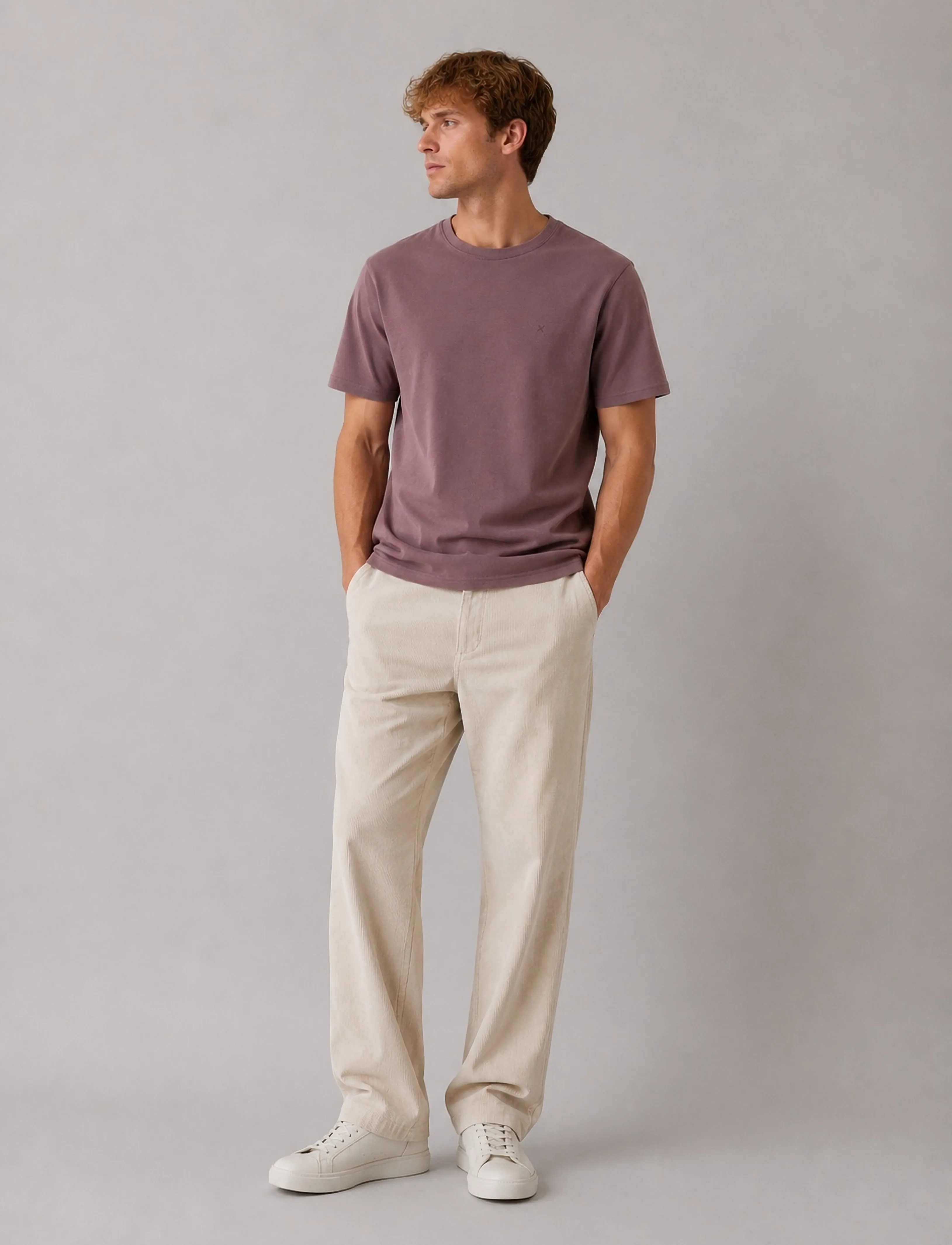 Clean Cut Copenhagen Stable t-shirt - Clean Cut Copenhagen - HUCKLEBERRY / burgundy