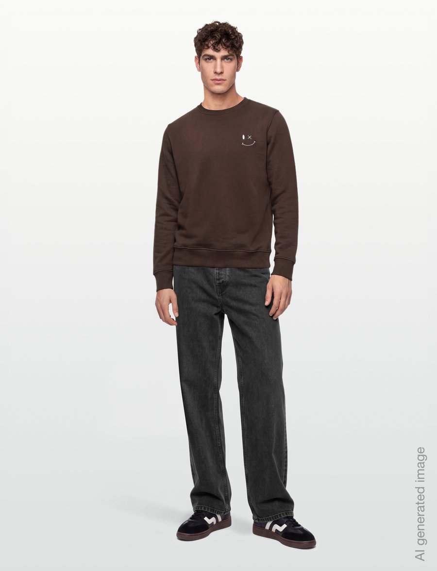 Clean Cut Copenhagen - Patrick sweatshirt - dressipluusid - dark brown - 0
