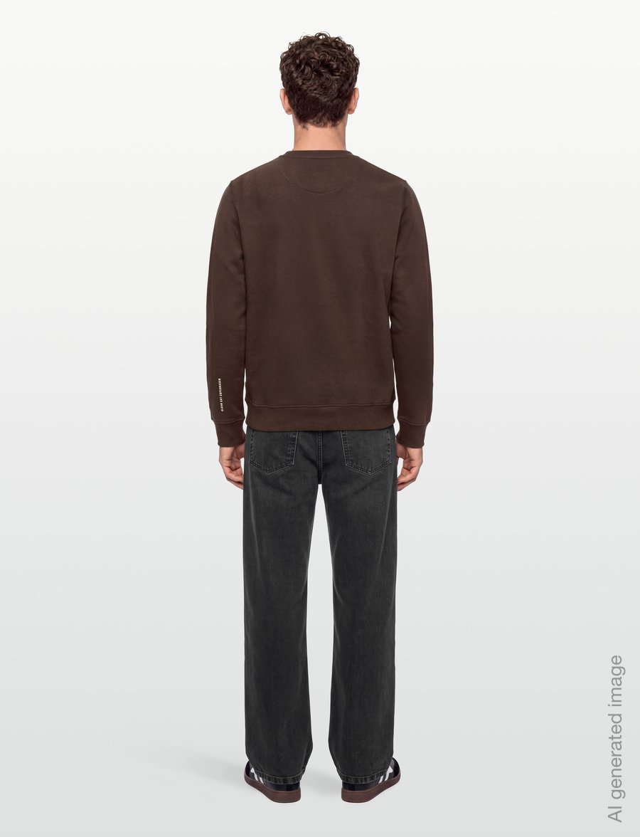 Clean Cut Copenhagen - Patrick sweatshirt - dressipluusid - dark brown - 4