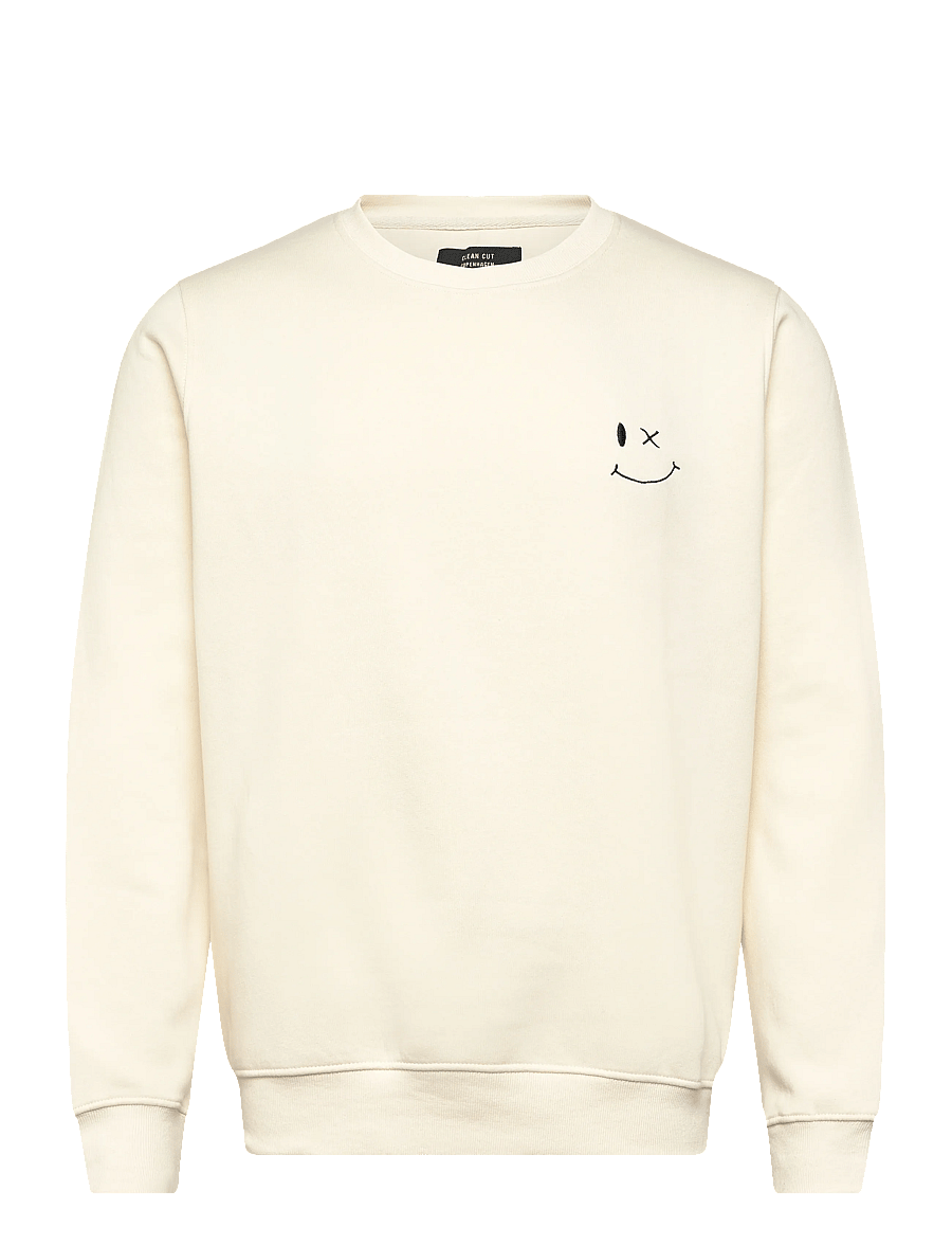 Clean Cut Copenhagen - Patrick sweatshirt - sweatshirts - ecru - 1