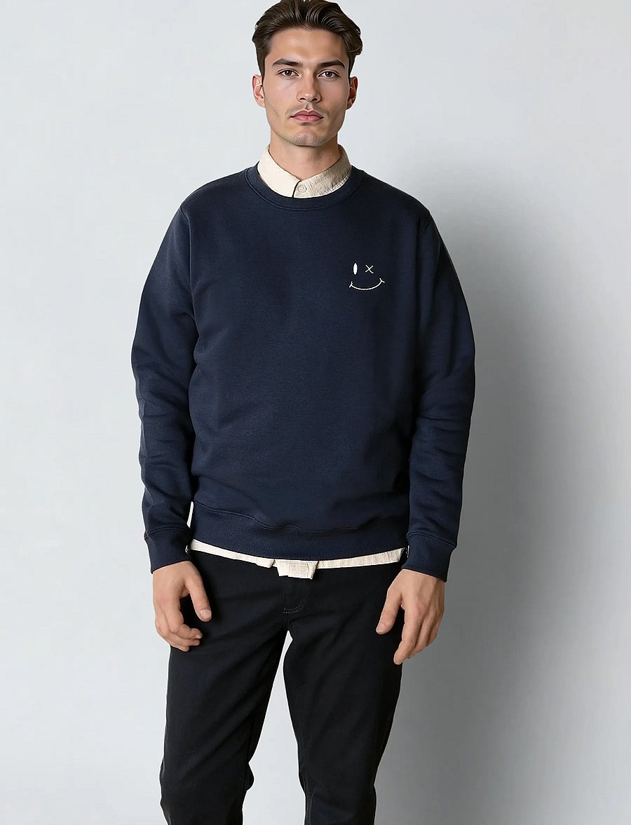 Clean Cut Copenhagen - Patrick sweatshirt - collections - navy - 0