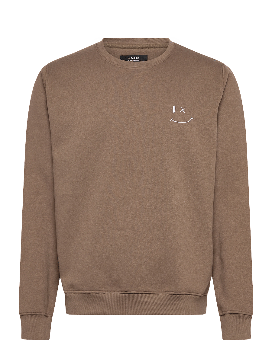 Clean Cut Copenhagen - Patrick sweatshirt - sweatshirts - shitake - 1